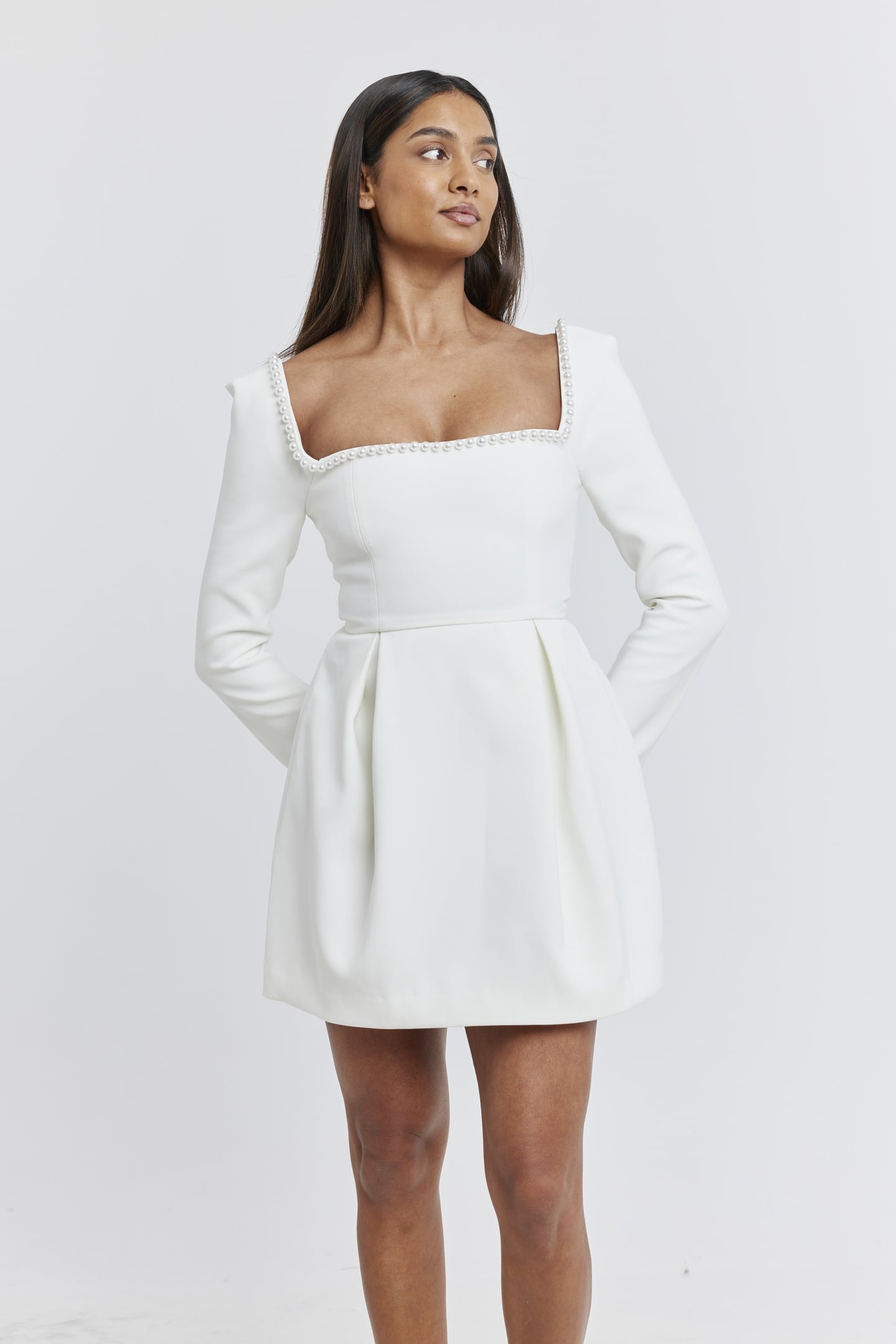 PEARL DRESS WHITE 1