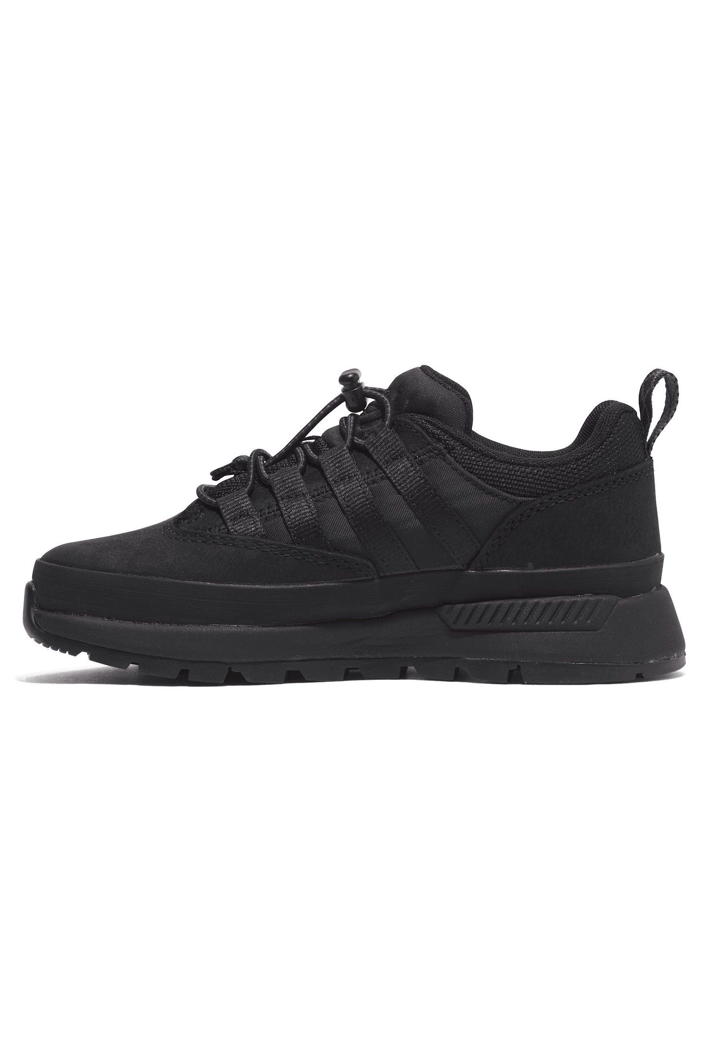 EURO TREKKER LOW LACE UP SNEAKER JET BLACK 8