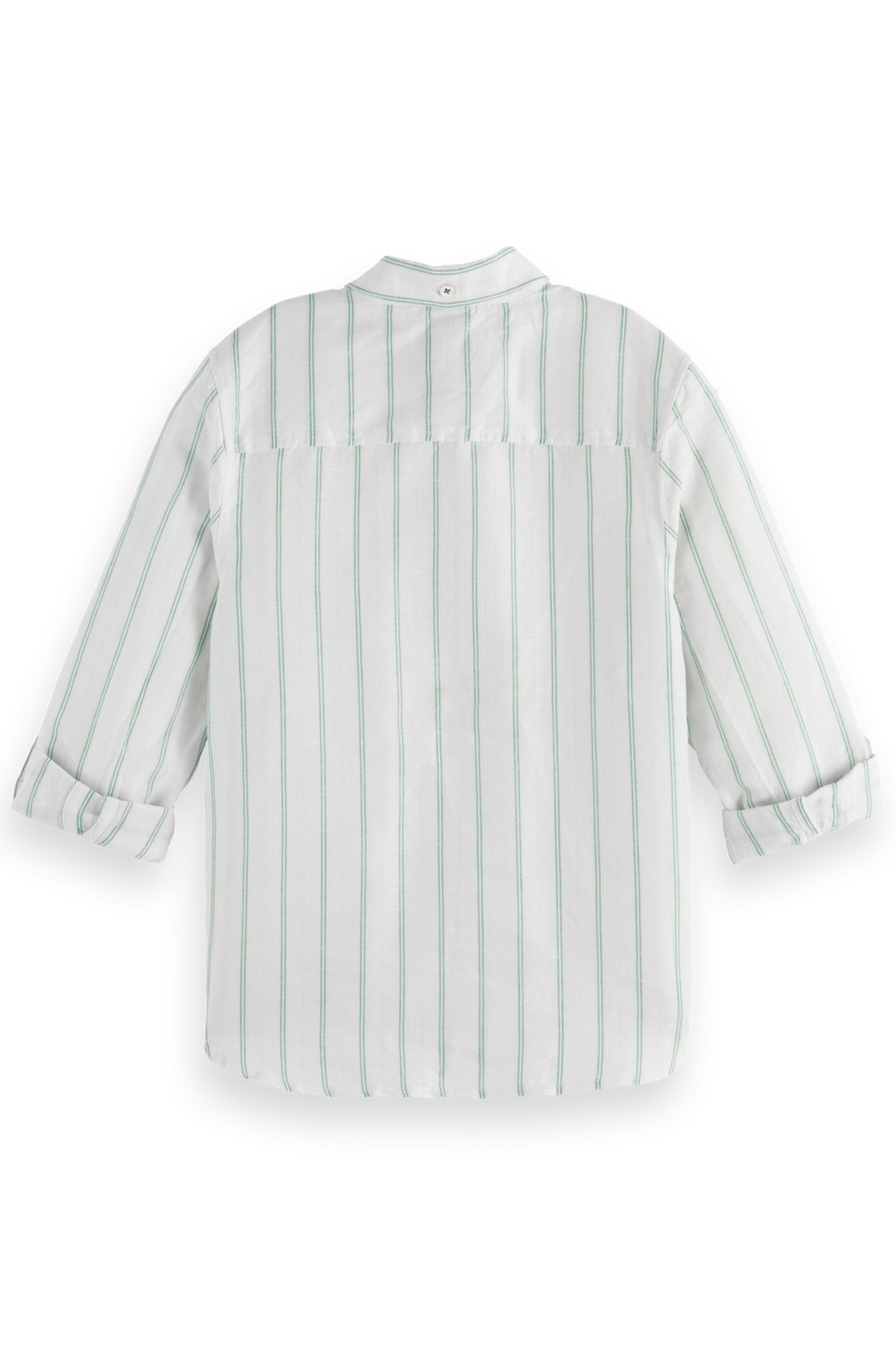BOY YARN-DYED LINEN BLEND LONG-SLEEVED SHIRT WHITE / BRIGHT 3