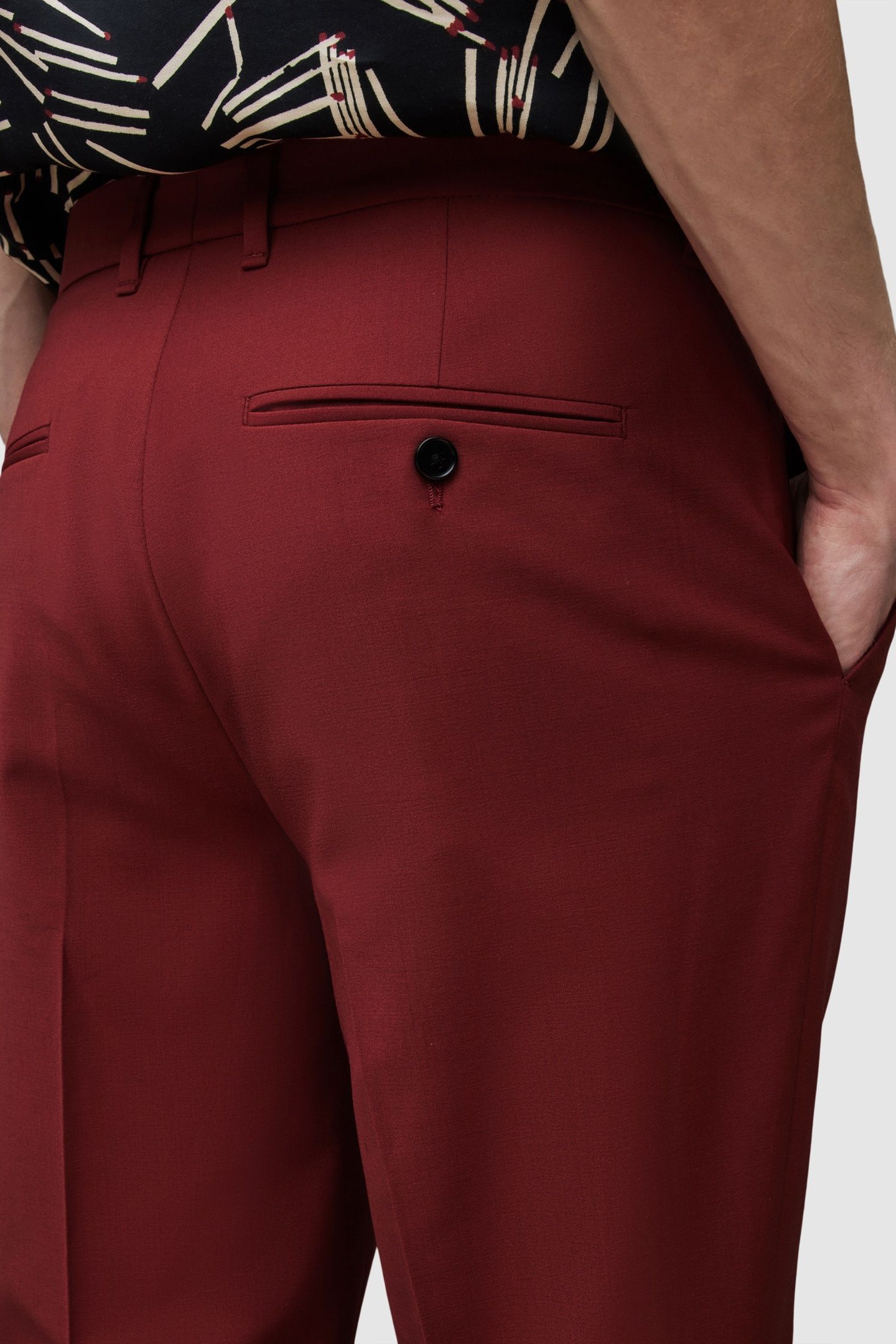 RAIDES TROUSER DULLED RED 7