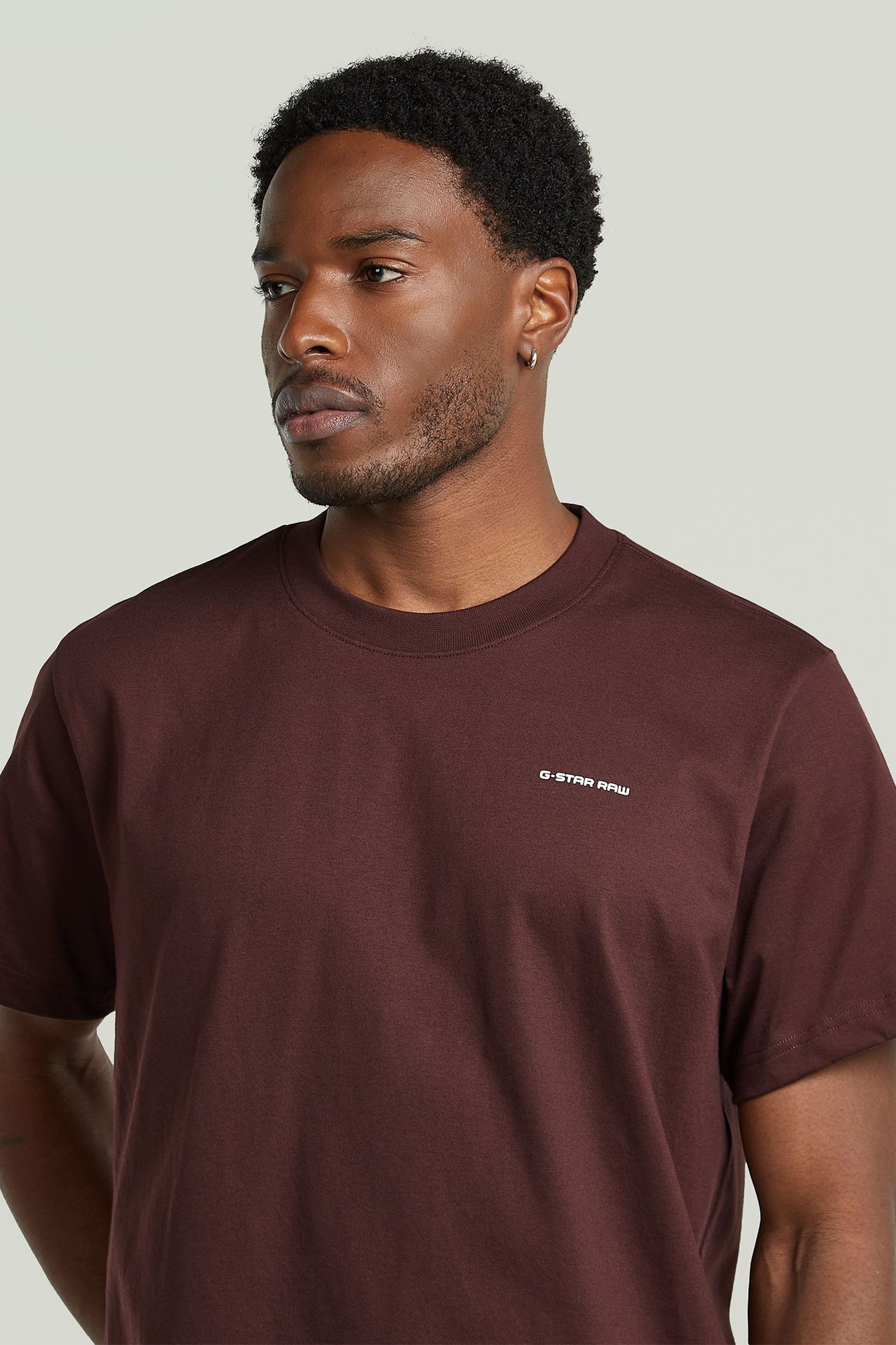 CHEST LOGO LOOSE R T PURPLE 7