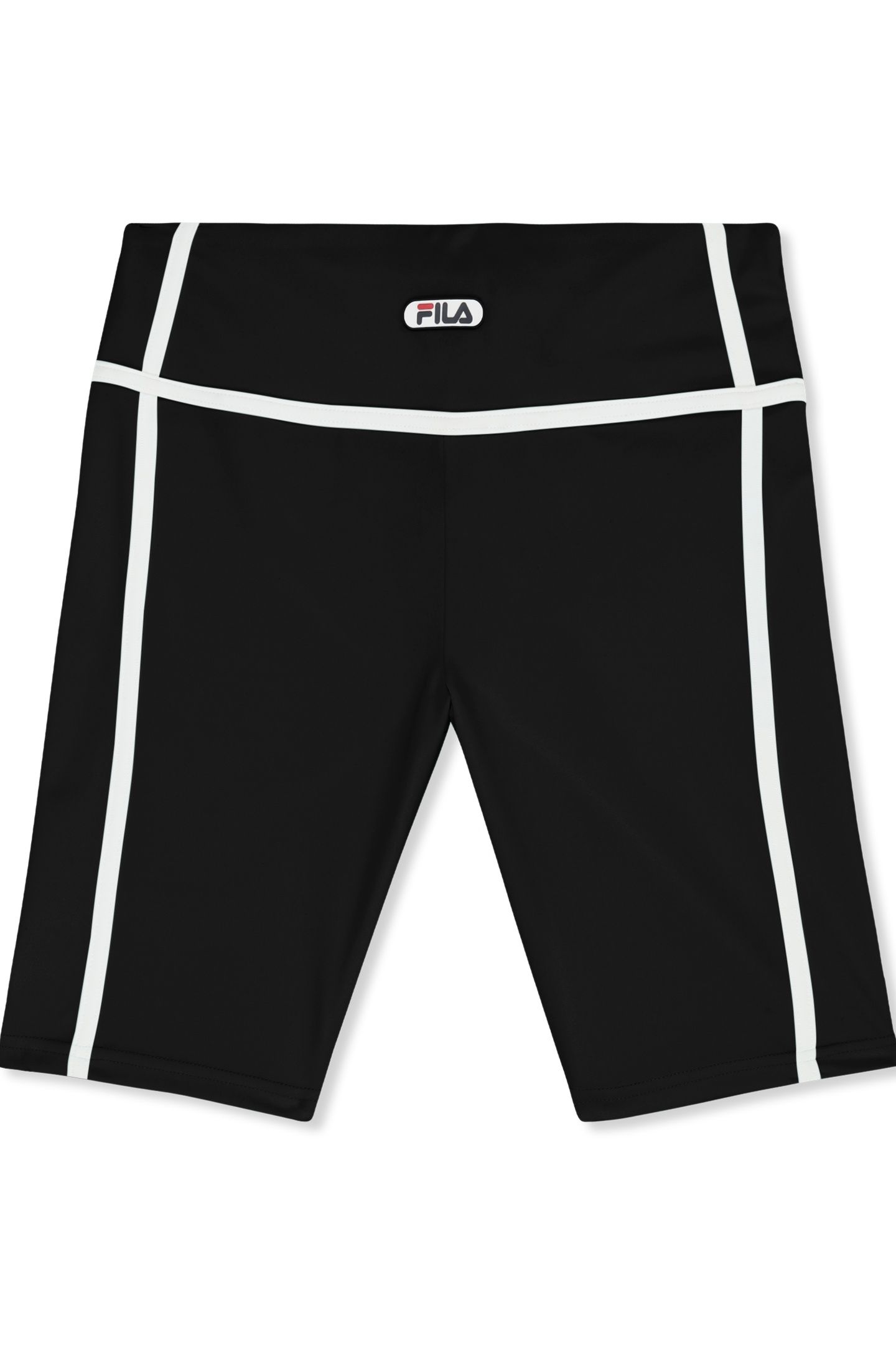 CONFINI SLIM CONTRAST TAPE SHORTS BLACK 4
