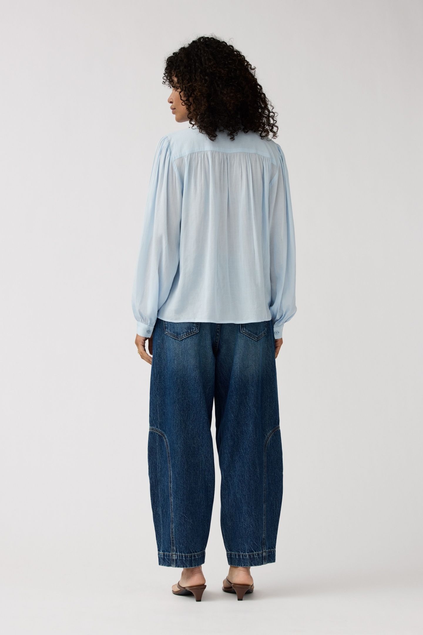 BLOUSE LUX FADED BLUE 3