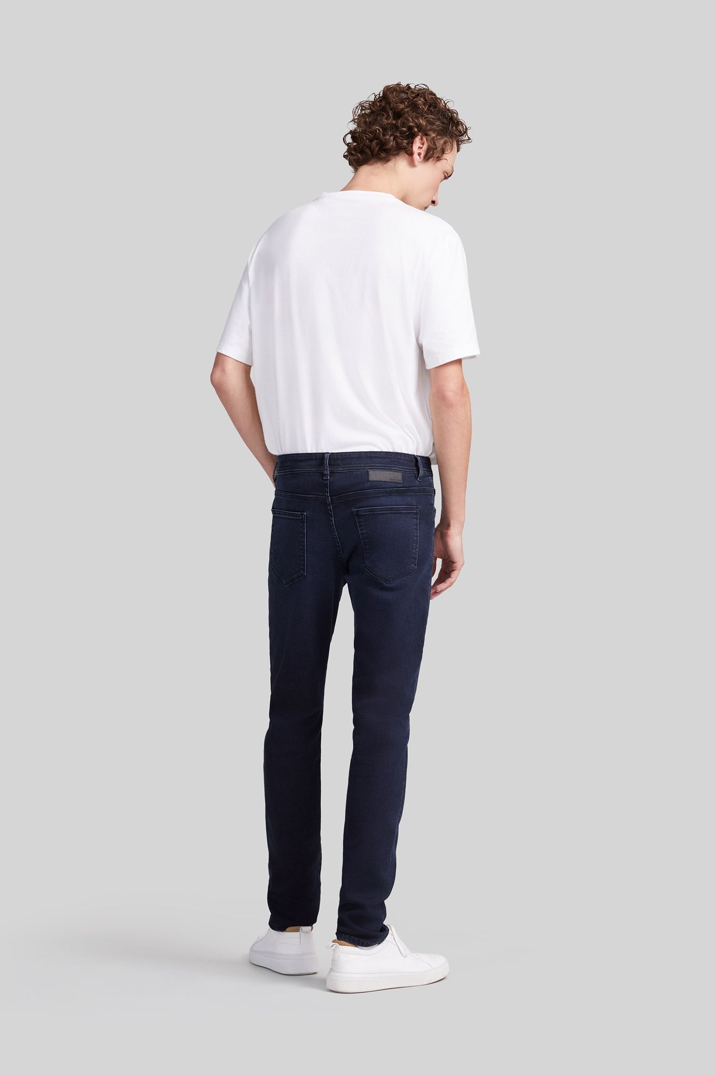DARK NAVY WATERLESS ZIGGY SLIM JEANS 4