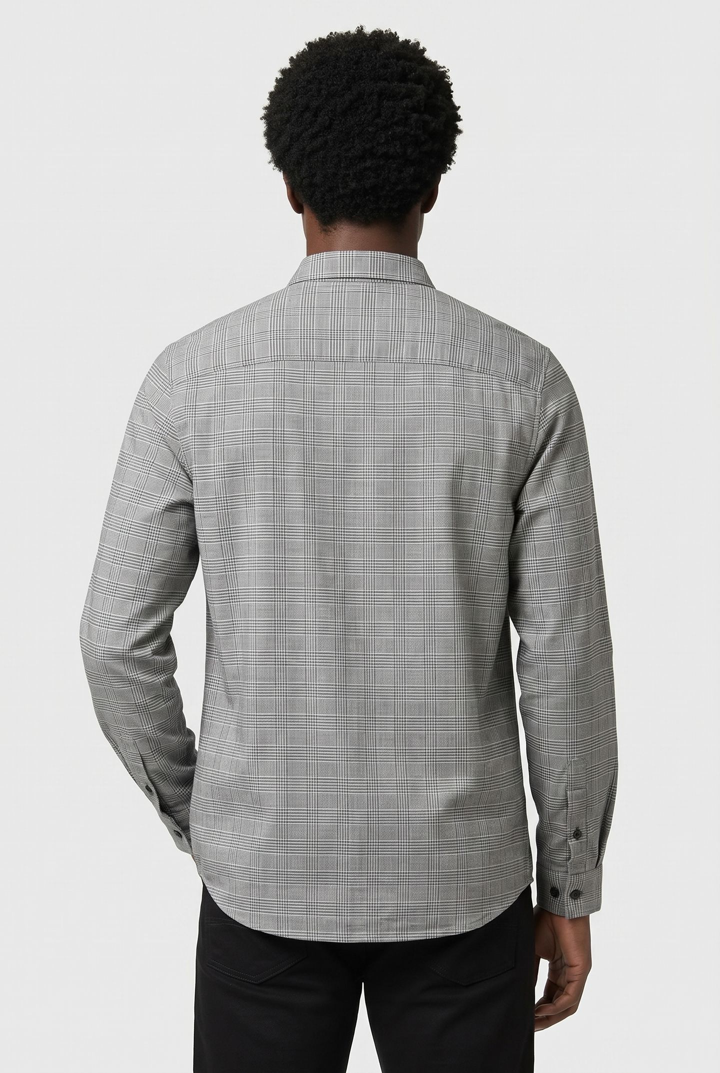BLACK EAGLE POCKET SHIRT JET BLACK/ WHITE 2