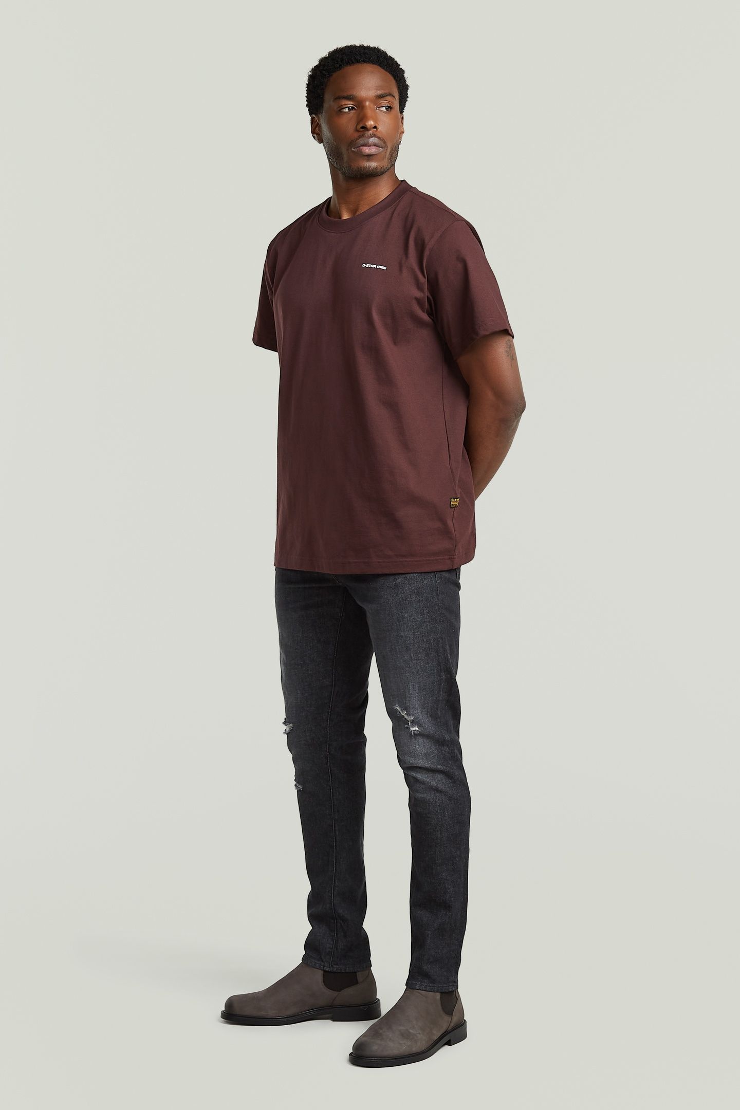 CHEST LOGO LOOSE R T PURPLE 3