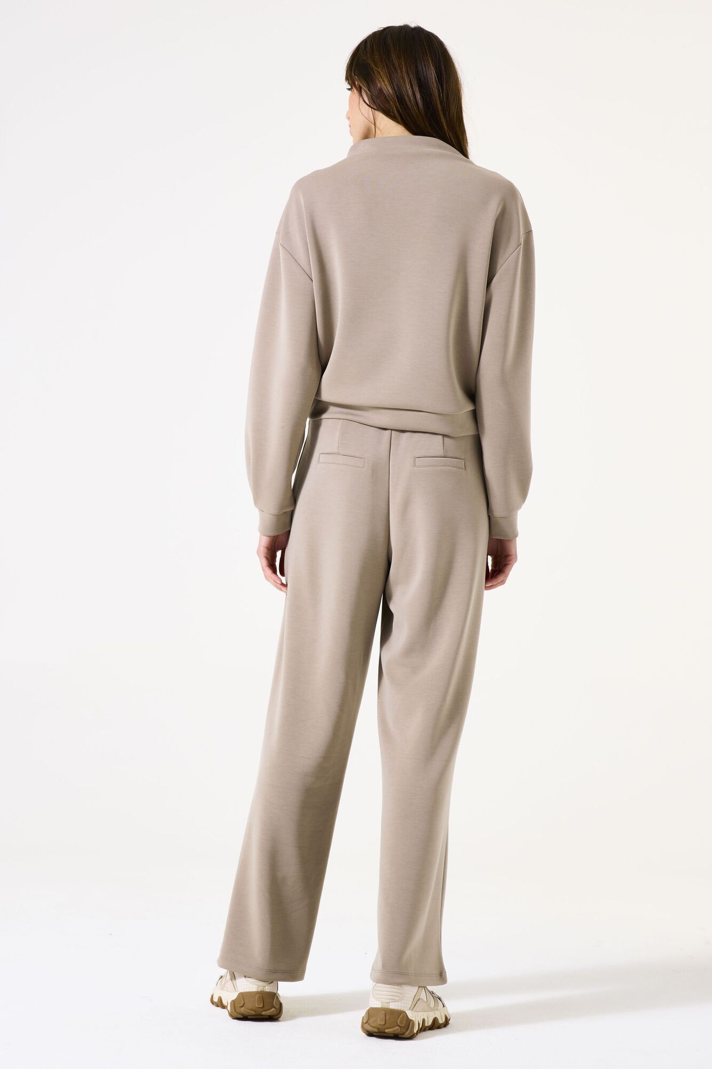 LADIES PANTS TAUPE 2