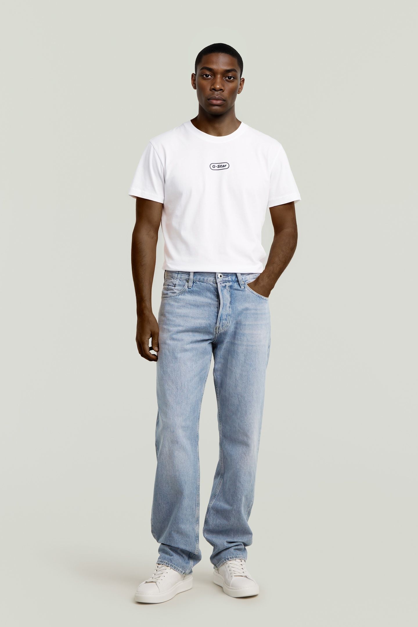 DAKOTA REGULAR STRAIGHT JEANS LIGHT/PASTEL BLUE 4