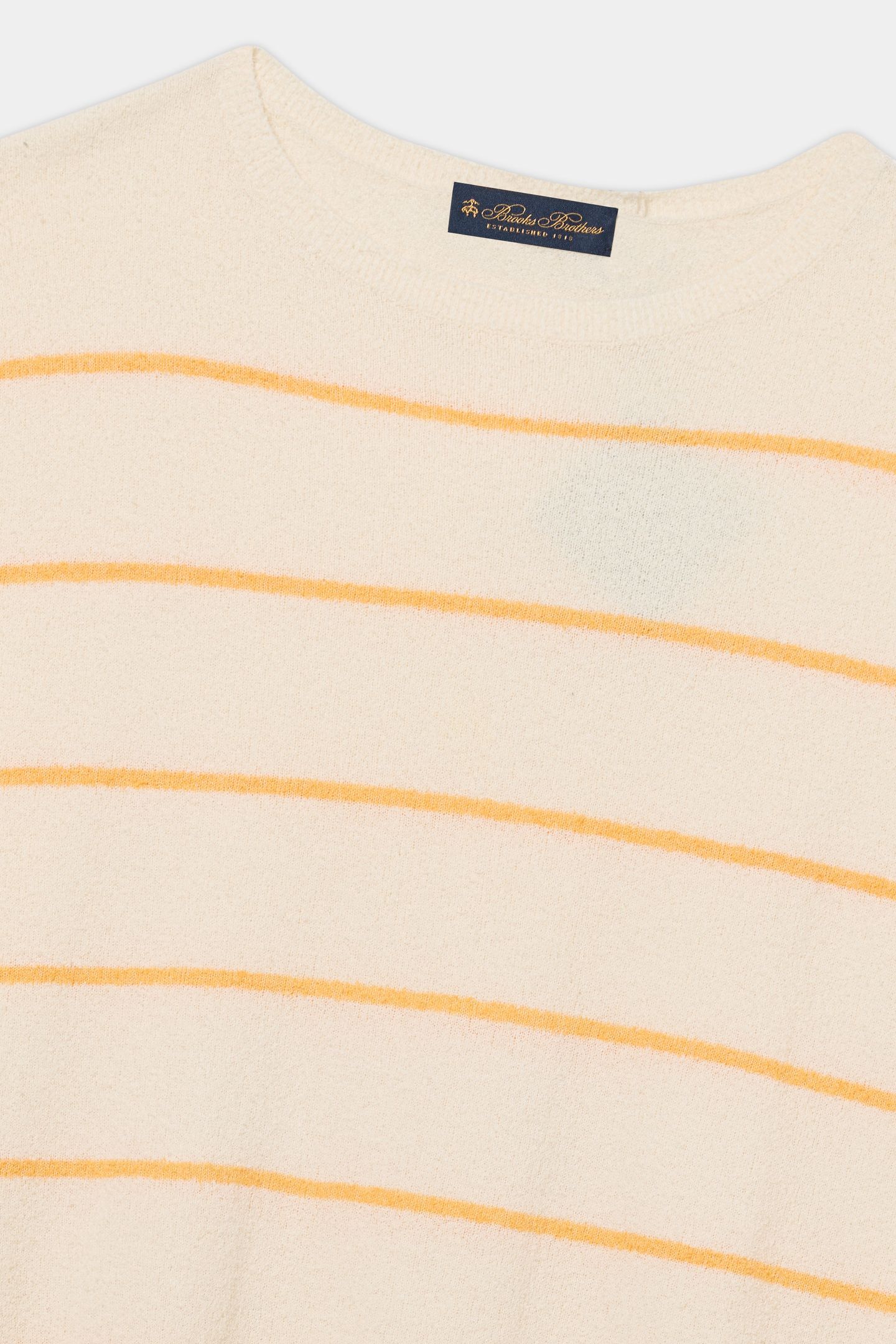 STRIPED COTTON CREWNECK YELLOW 4