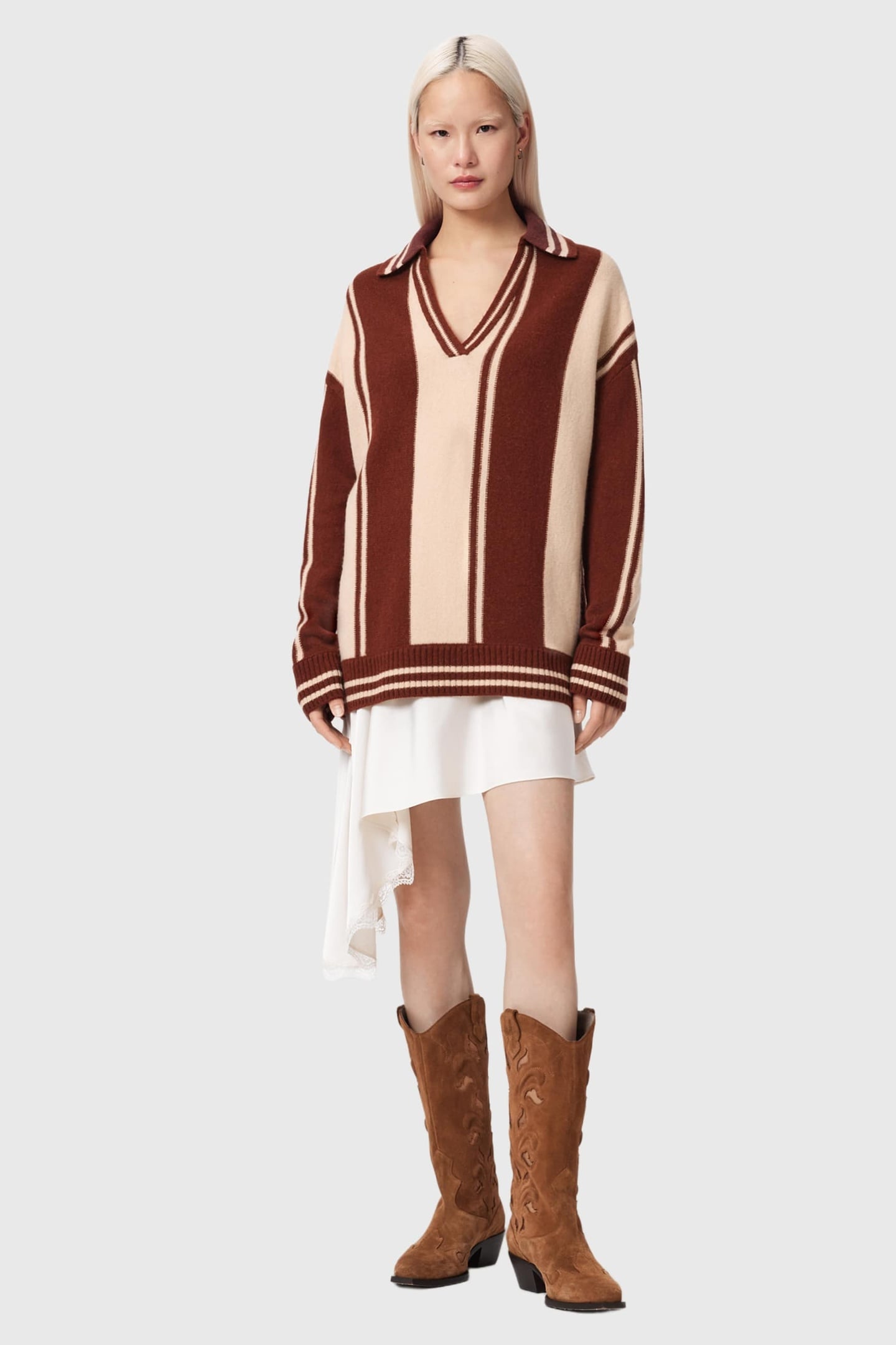 TAY LS POLO RUST BROWN 1