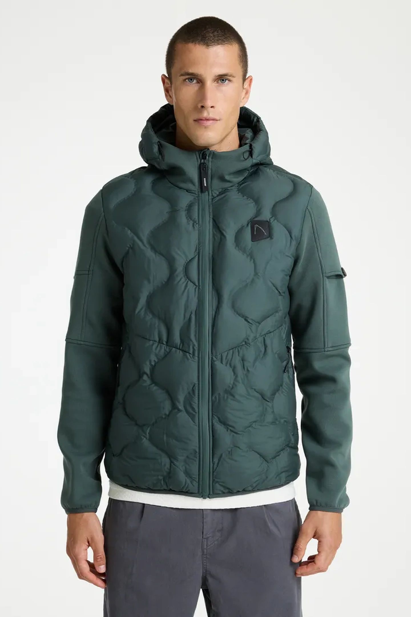 THEOS HYBRID OUTERWEAR BALSAM GREEN 1