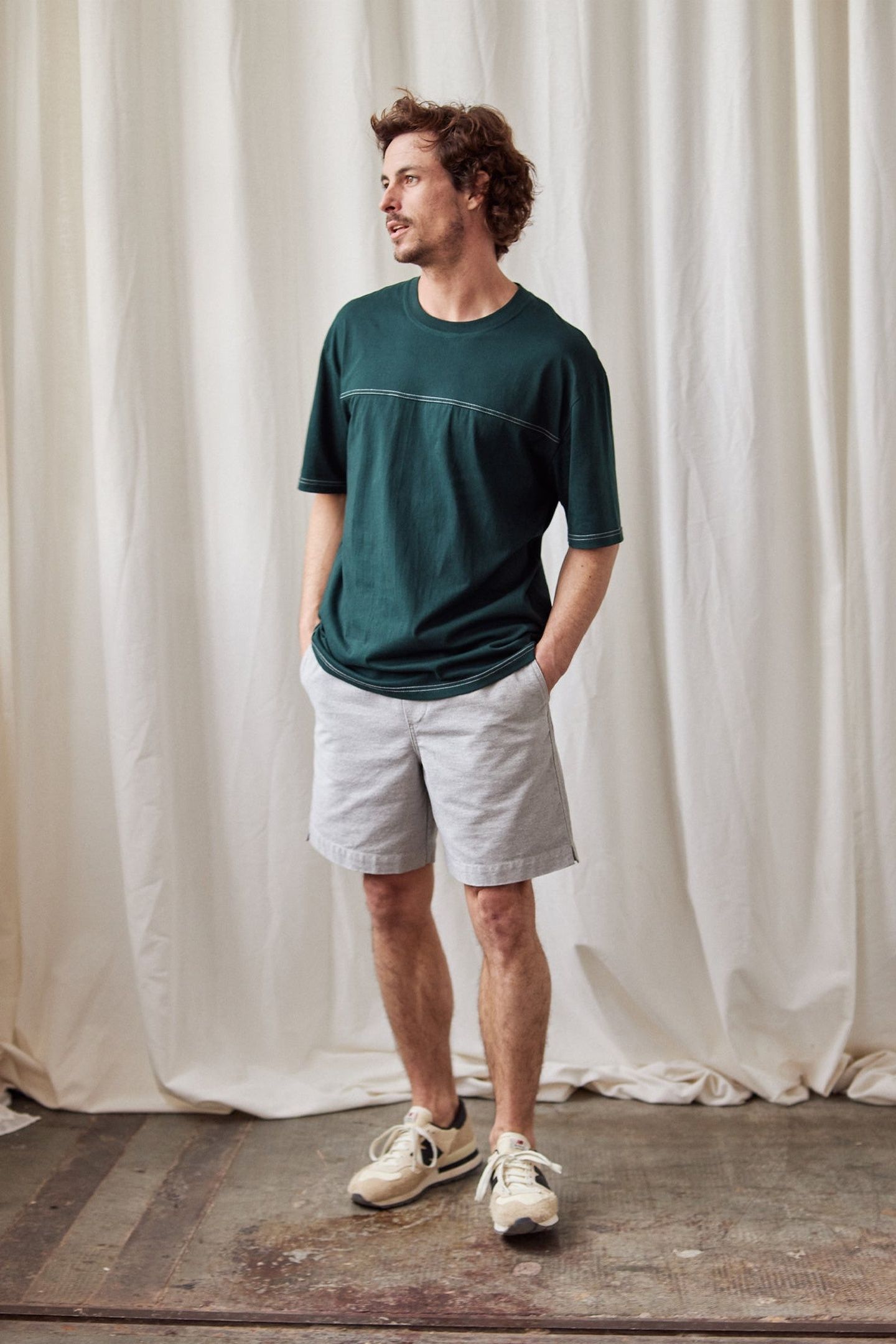 COLCUMA SHORTS GREY MELANGE 1