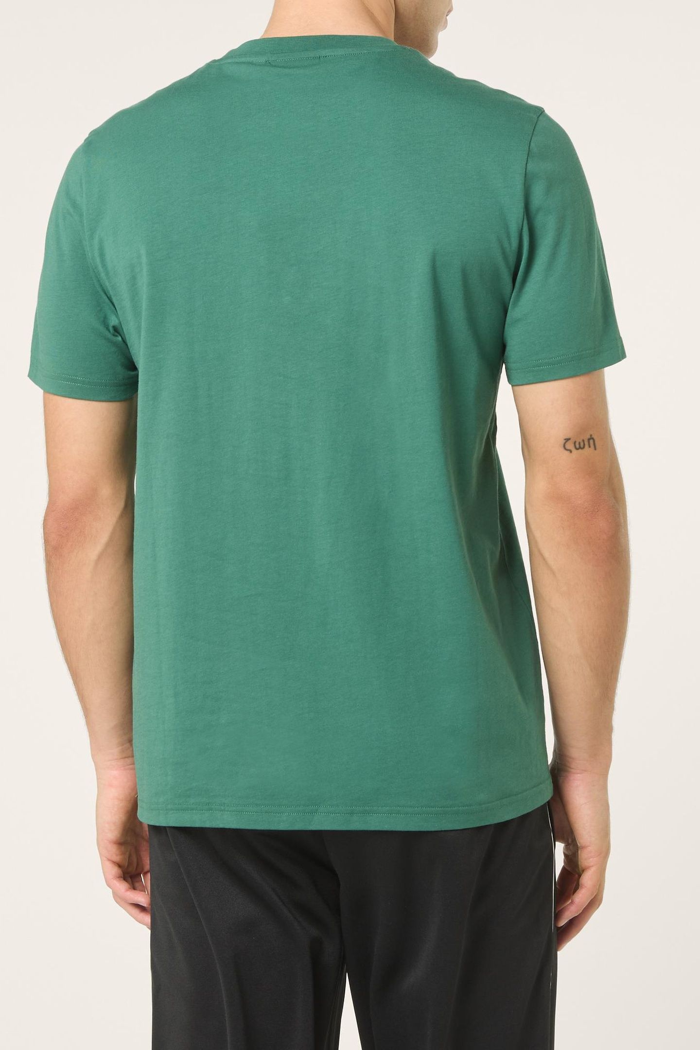 SAGANO REGULAR TAPED T-SHIRT POSY GREEN 3