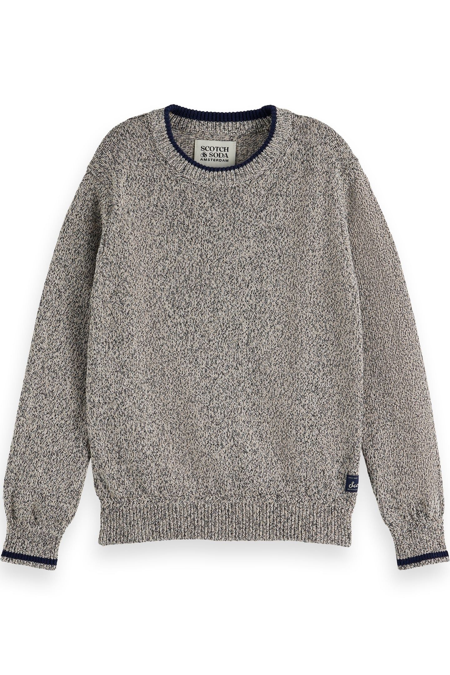 BOY REGULAR-FIT MELANGE PULLOVER PLAZA TAUPE MELANGE 1