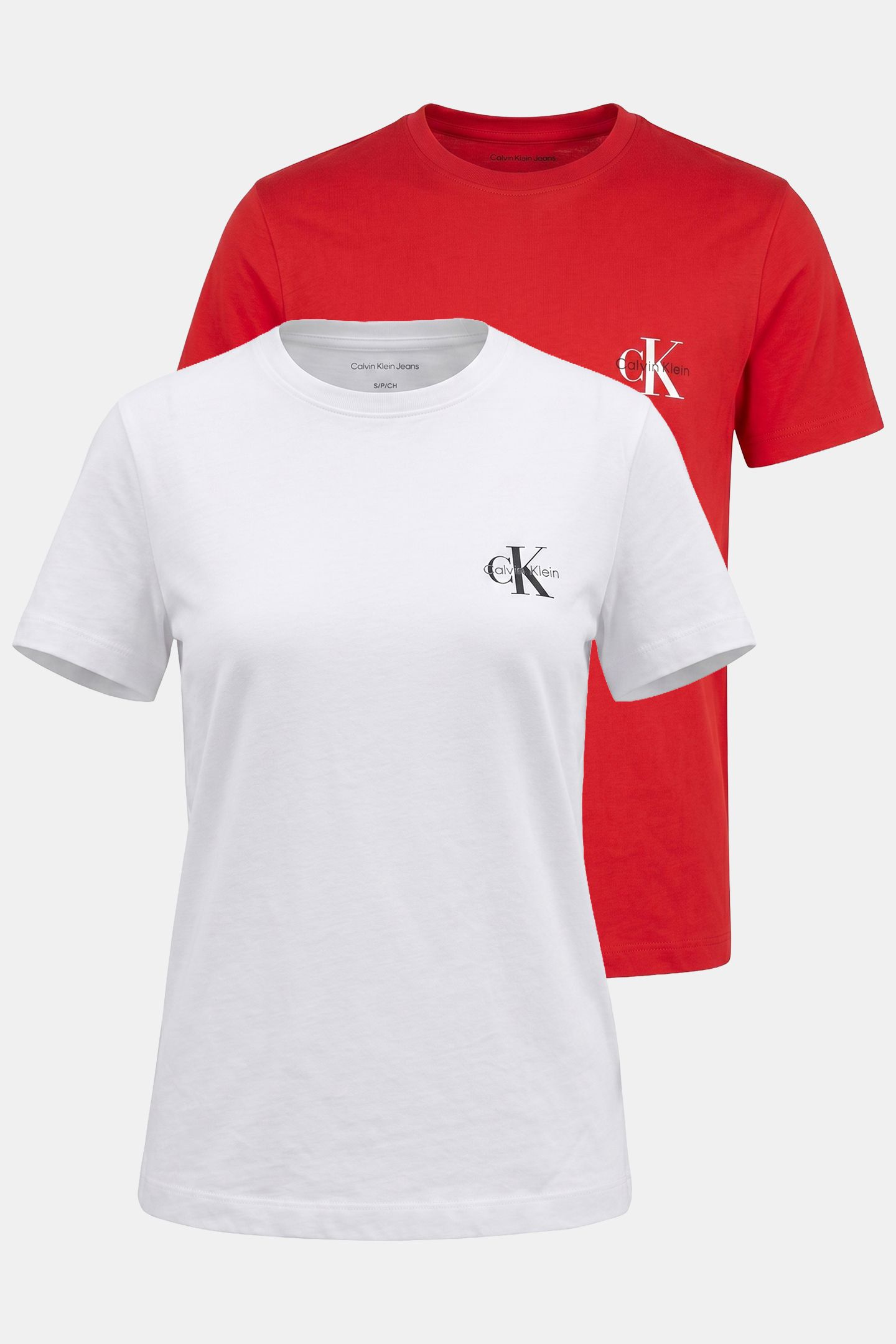LOGO 2 PACK TEE ADRENALINE RUSH/BRILLIANT WHITE 5