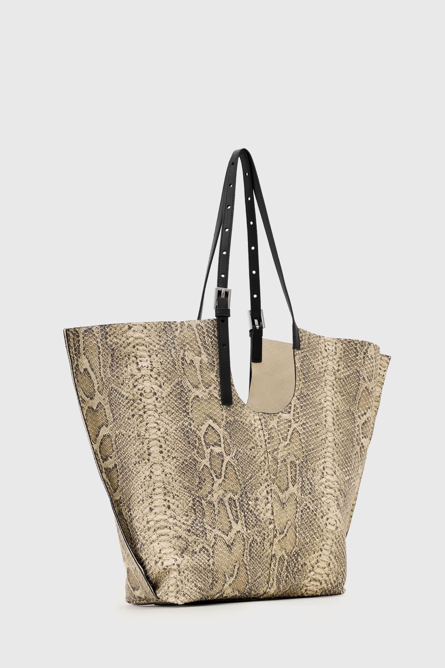 ARA SNAKE E/W TOTE DESERT WHITE 2