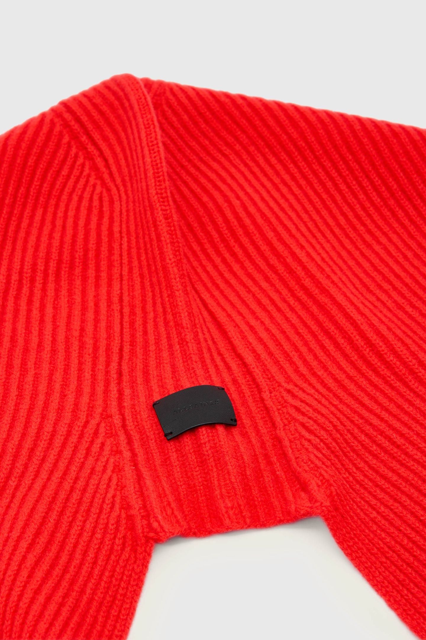 WREN HOODED SCARF CRIMSON RED 5