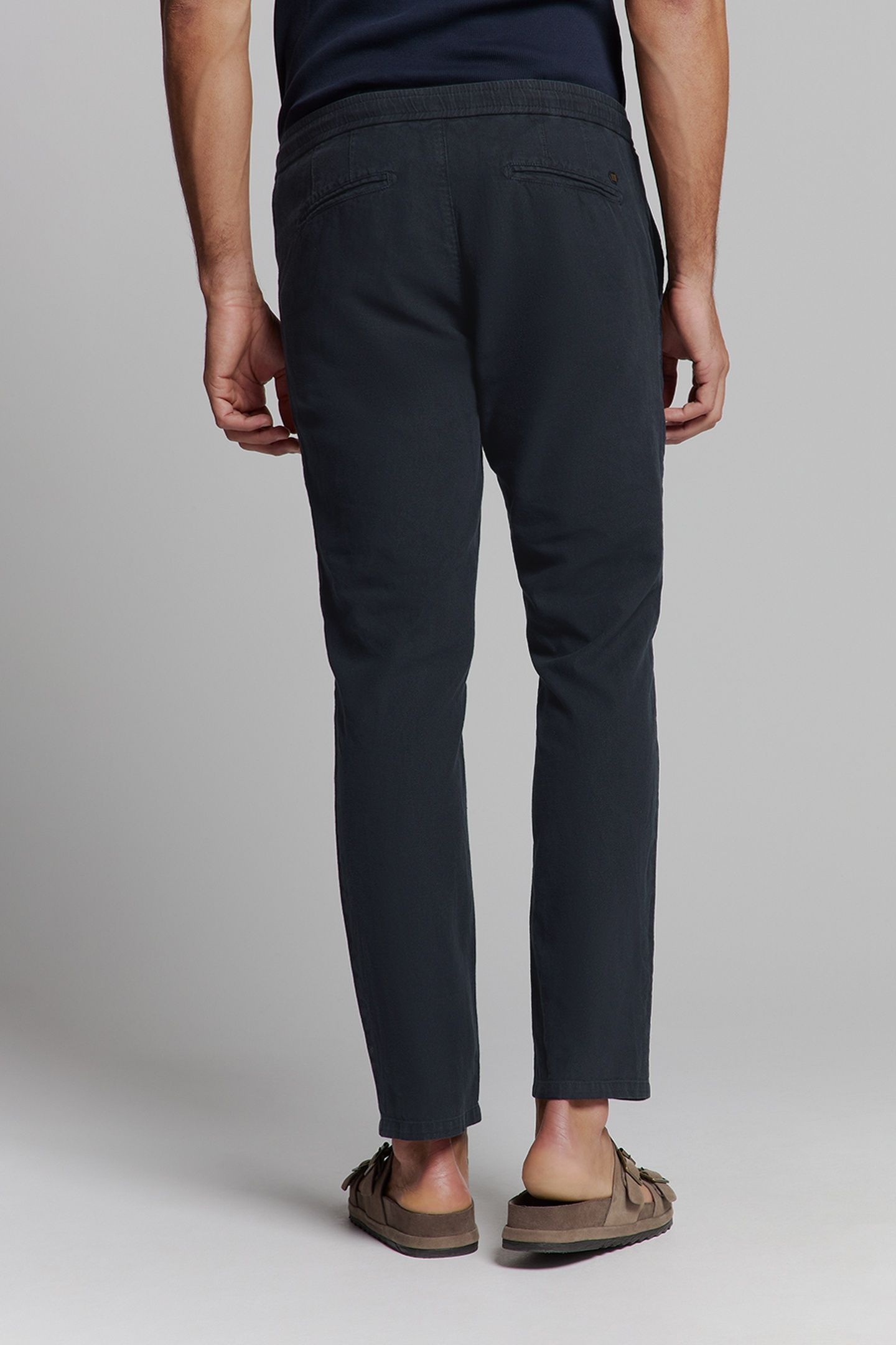 PANTS WITH LINEN GARMENT DYED NIGHT 3