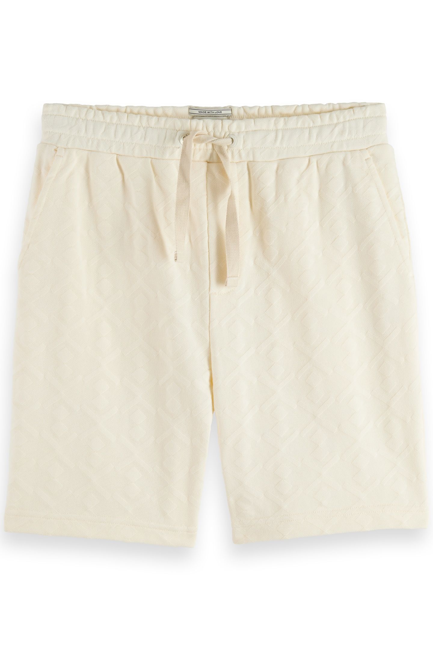 JACQUARD TERRY SWEATSHORTS EGGNOG 4