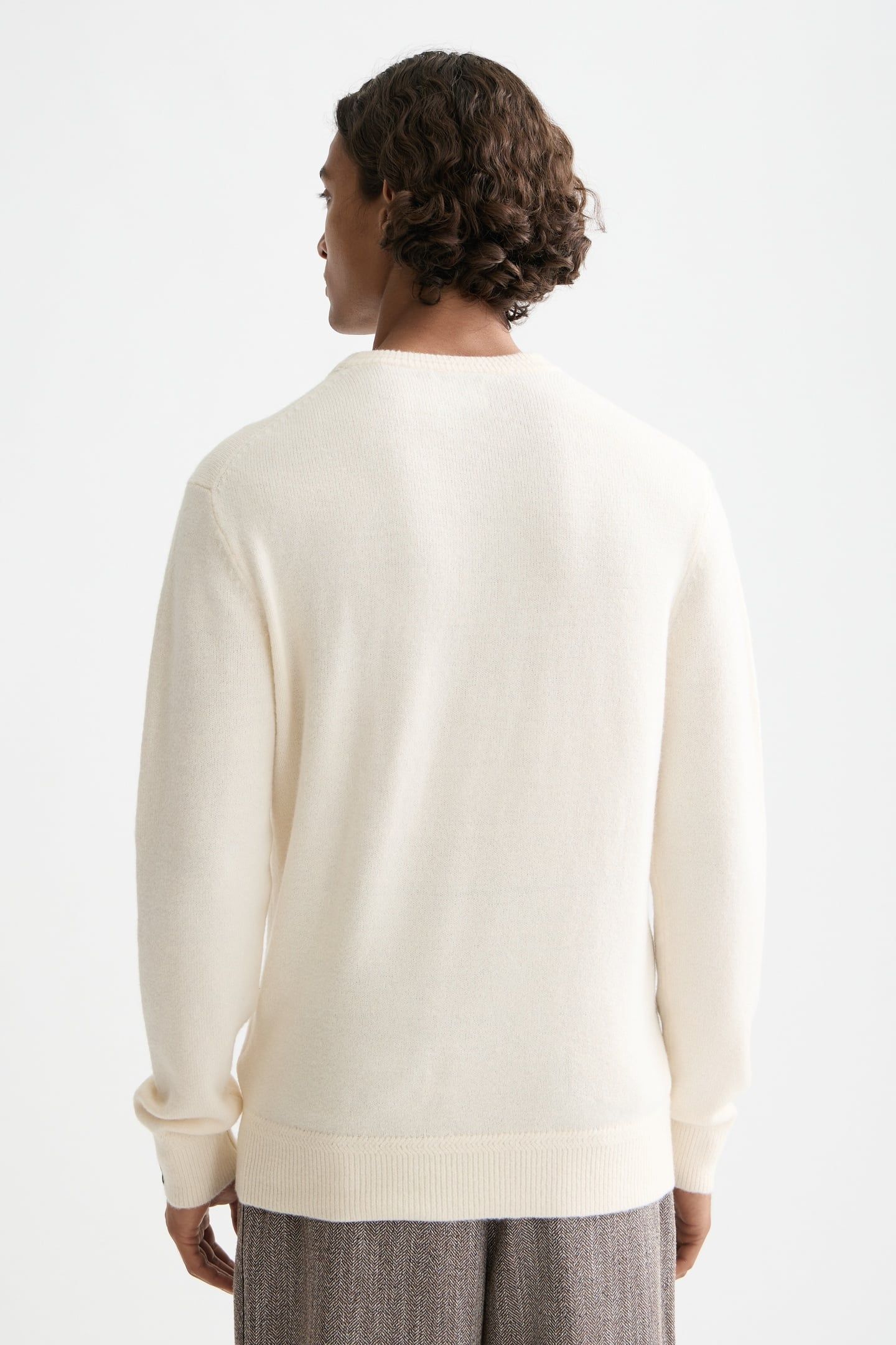 SOFT KNIT REGULAR FIT CREW NECK EGGNOG 2