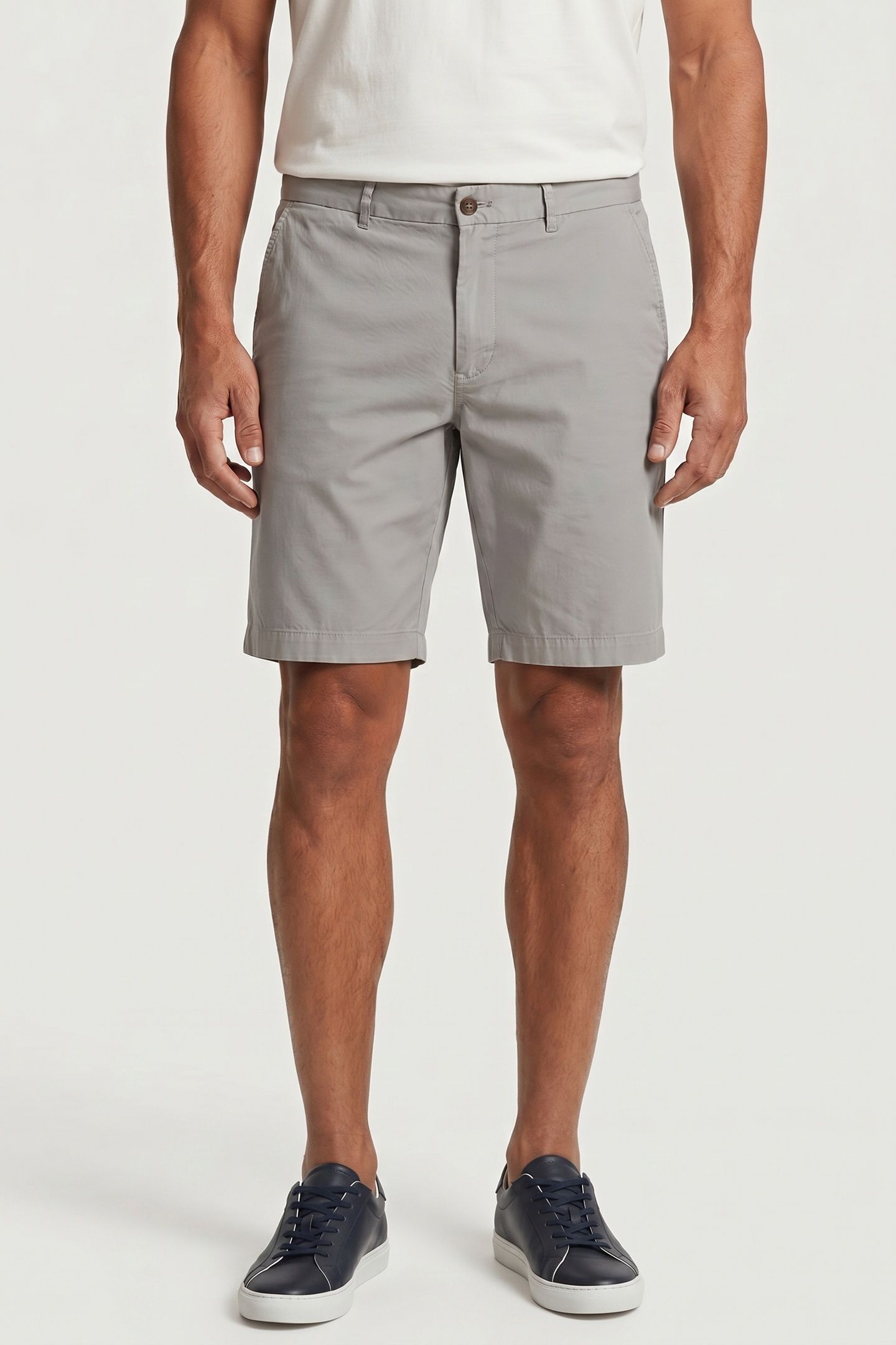 BERMUDA CLASSIC COTTON LIGHT GREY 1