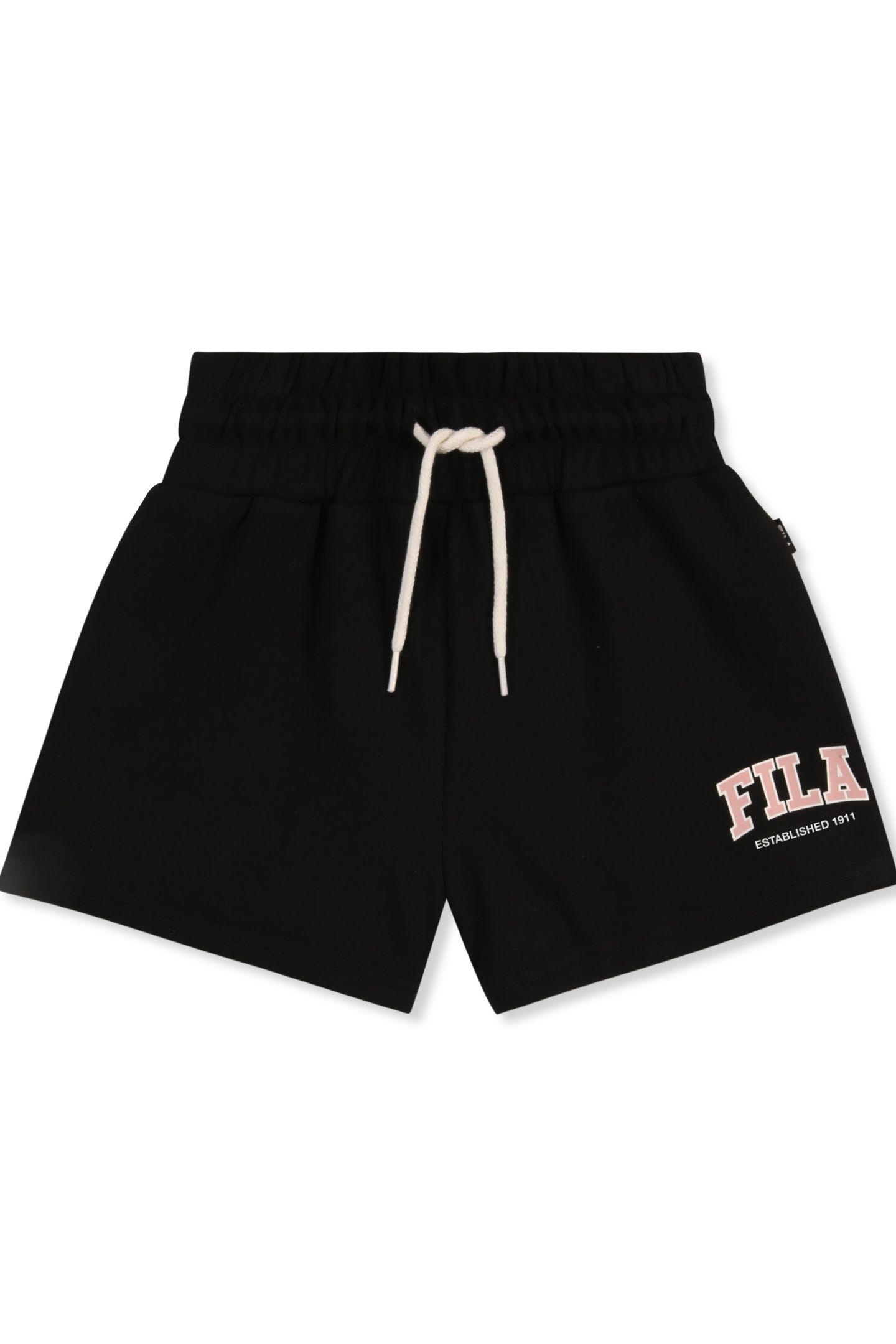 RIFREDI WIDE GRAPHIC SWEAT SHORTS BLACK 1