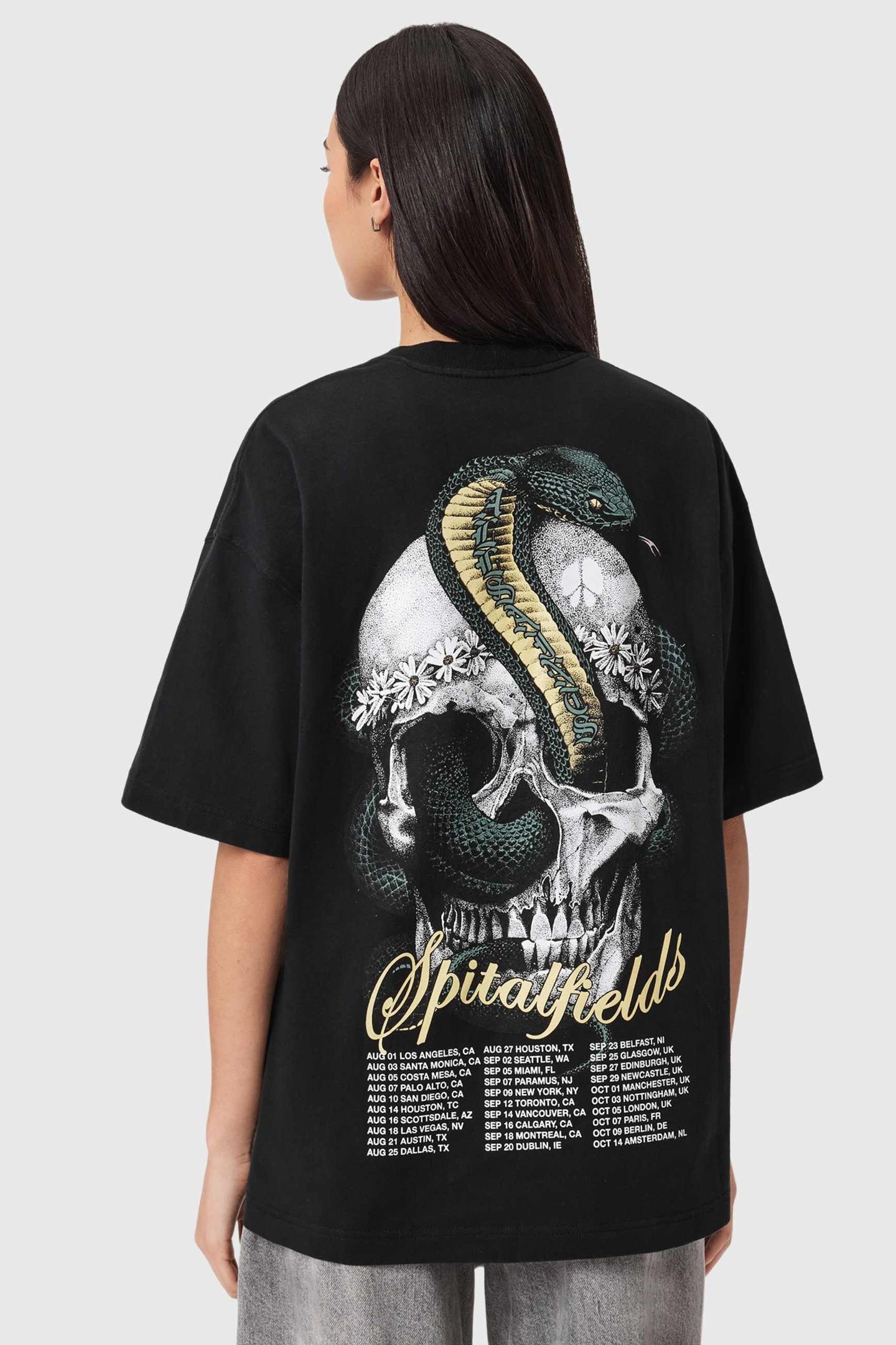 SNAKEHEAD ETTA TEE WASHED BLACK 6