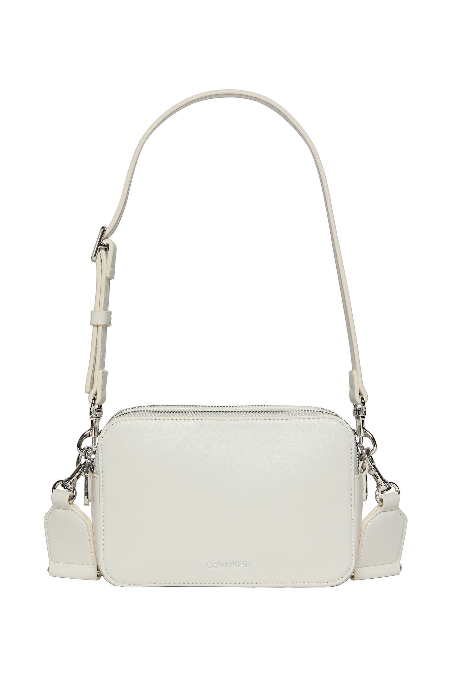 WEBBING DOUBLE STRAP CROSSOVER BAG LILY WHITE 1