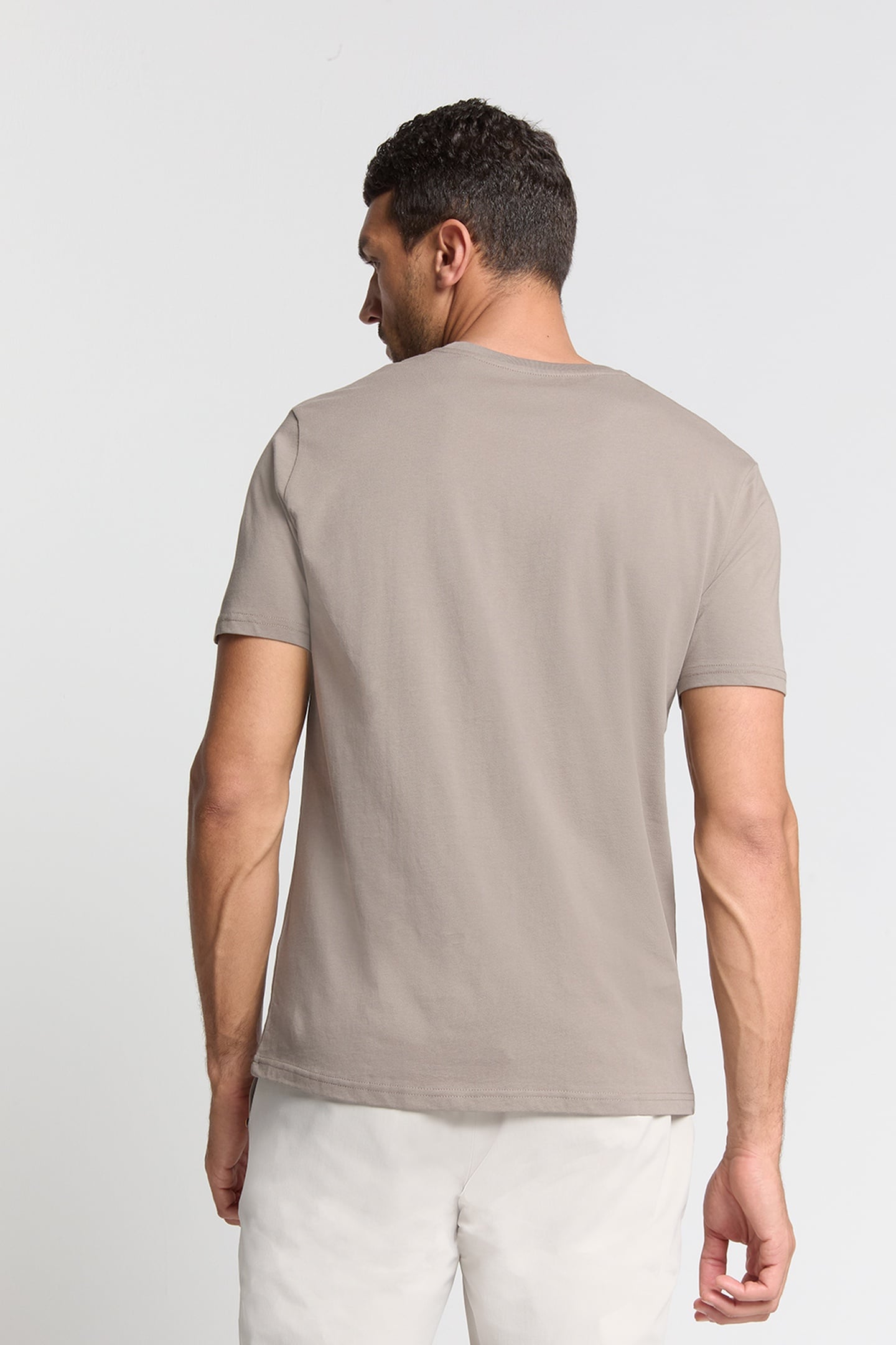 T-SHIRT CREWNECK SOLID BASIC CLAY 3