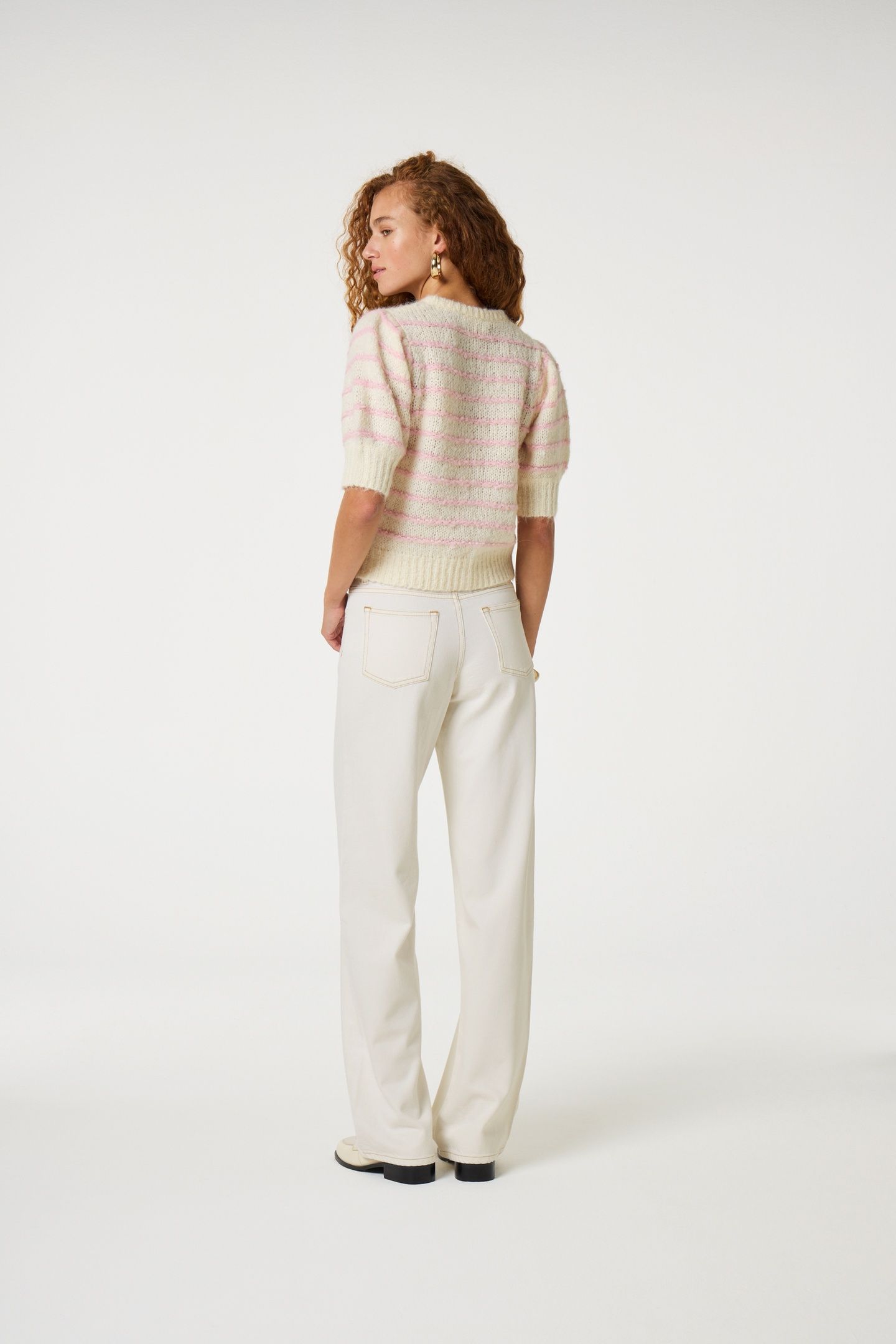 LUCY WIDE LEG JEANS WARM WHITE 2