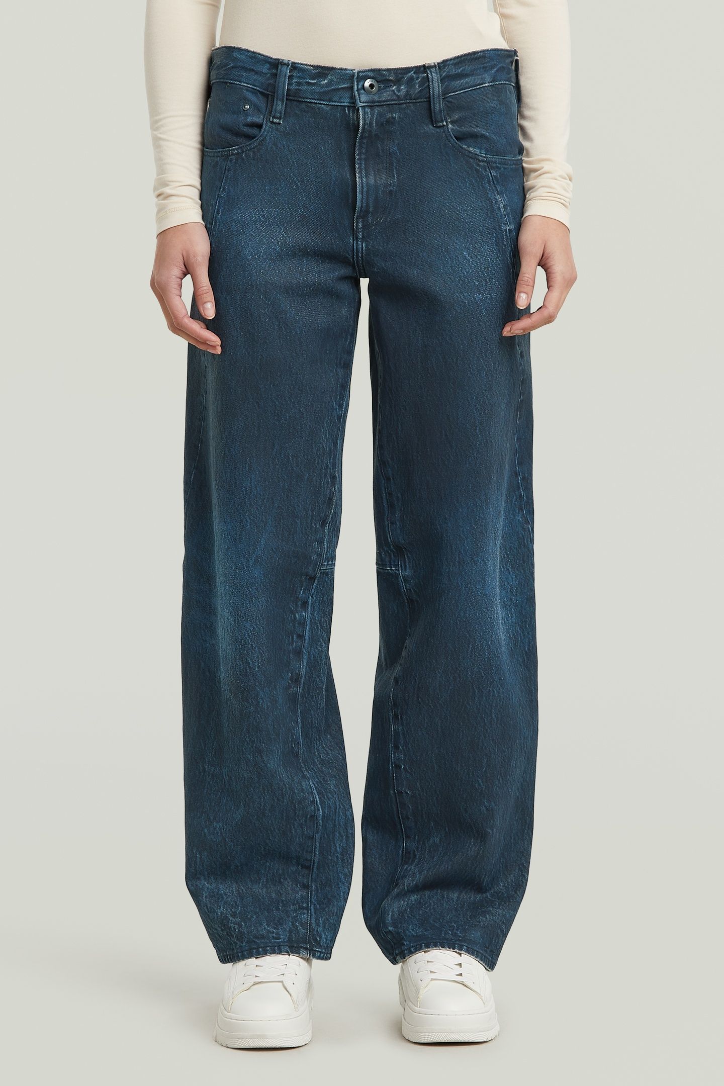 CONTOR 3D LOOSE JEANS BLUE 1