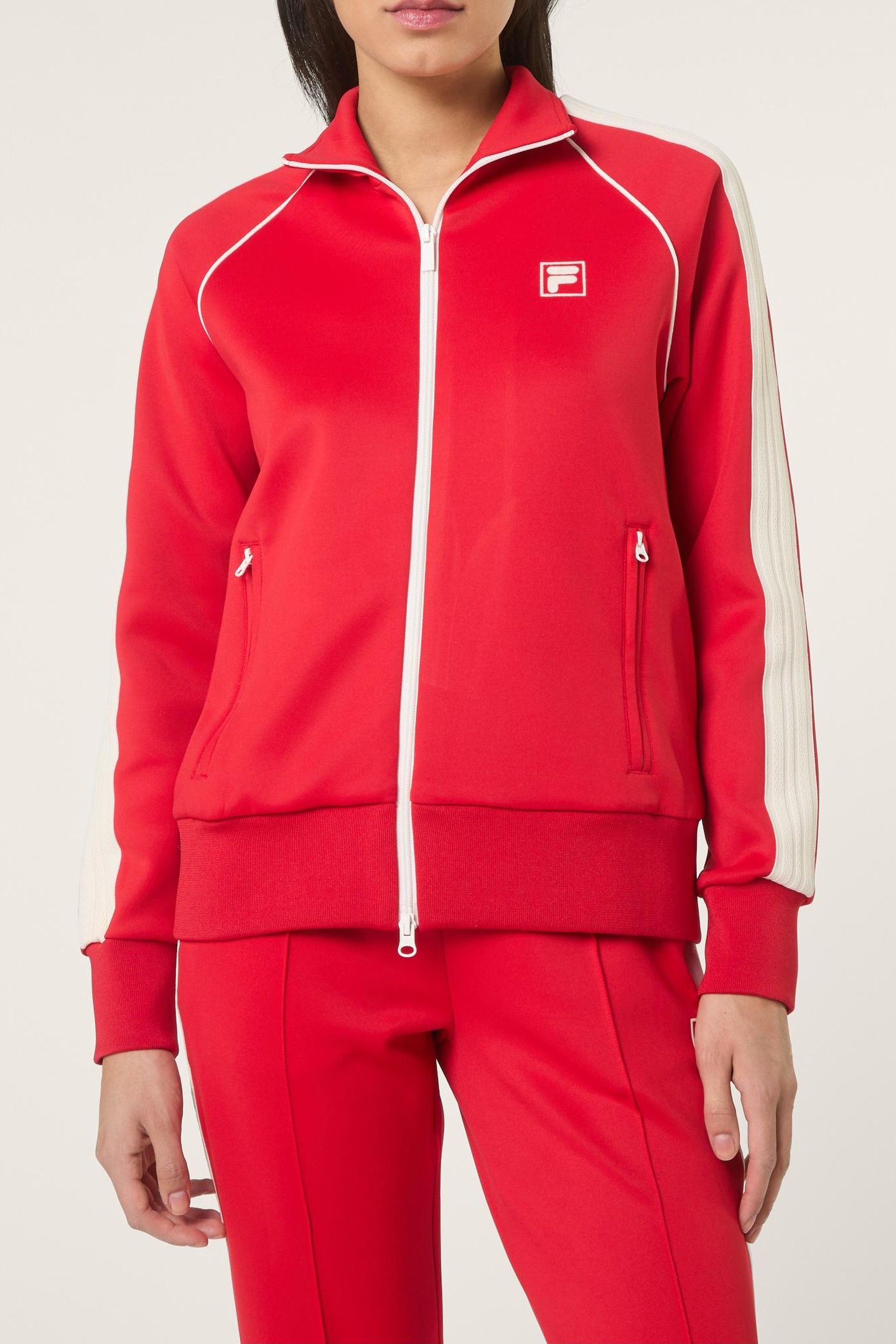 MARLIANO REGULAR TAPED TRACK JACKET TRUE RED 1