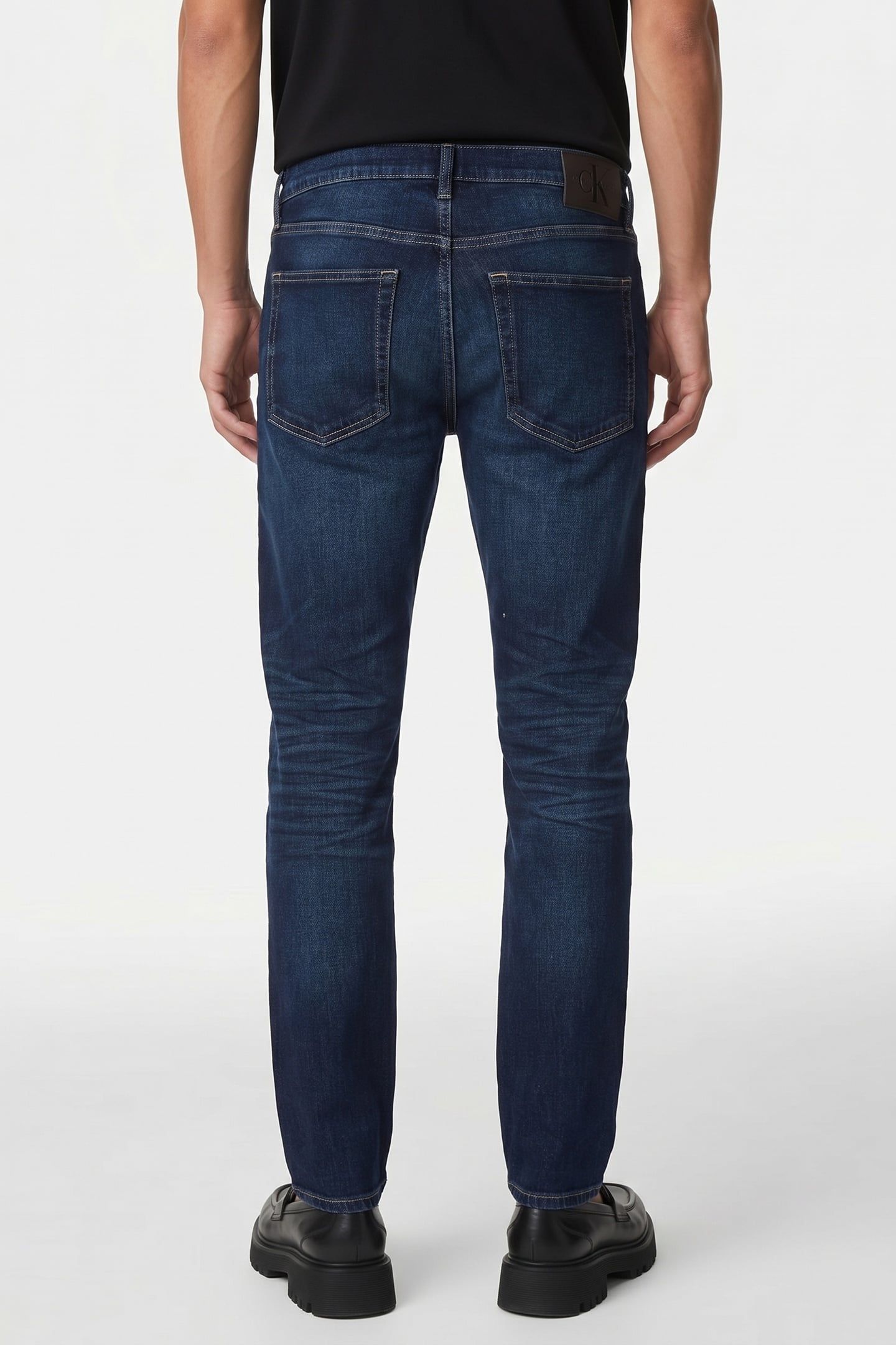 SLIM STRAIGHT JEANS DARK CASPER 2