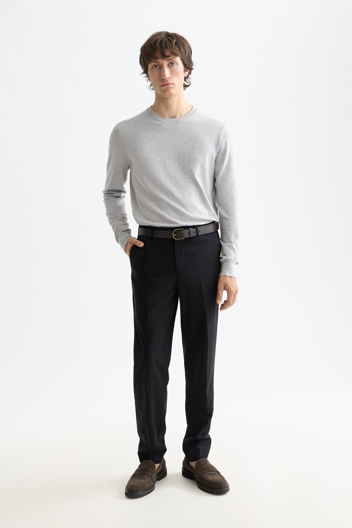 CORE RELAXED STRAIGHT FIT COOL-WOOL BLEND CHINO NIGHT 4