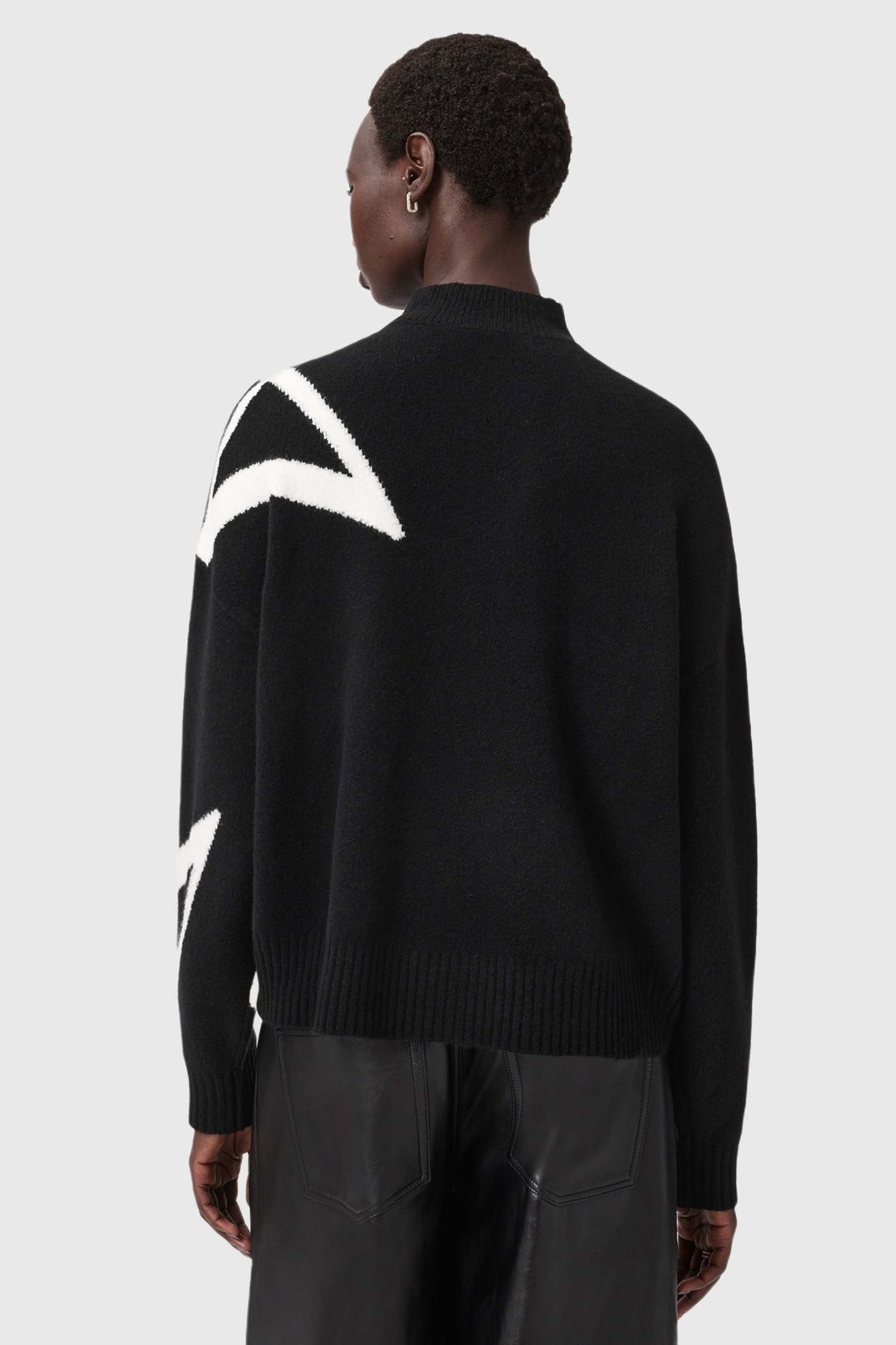 A STAR JUMPER BLACK/WHITE 5