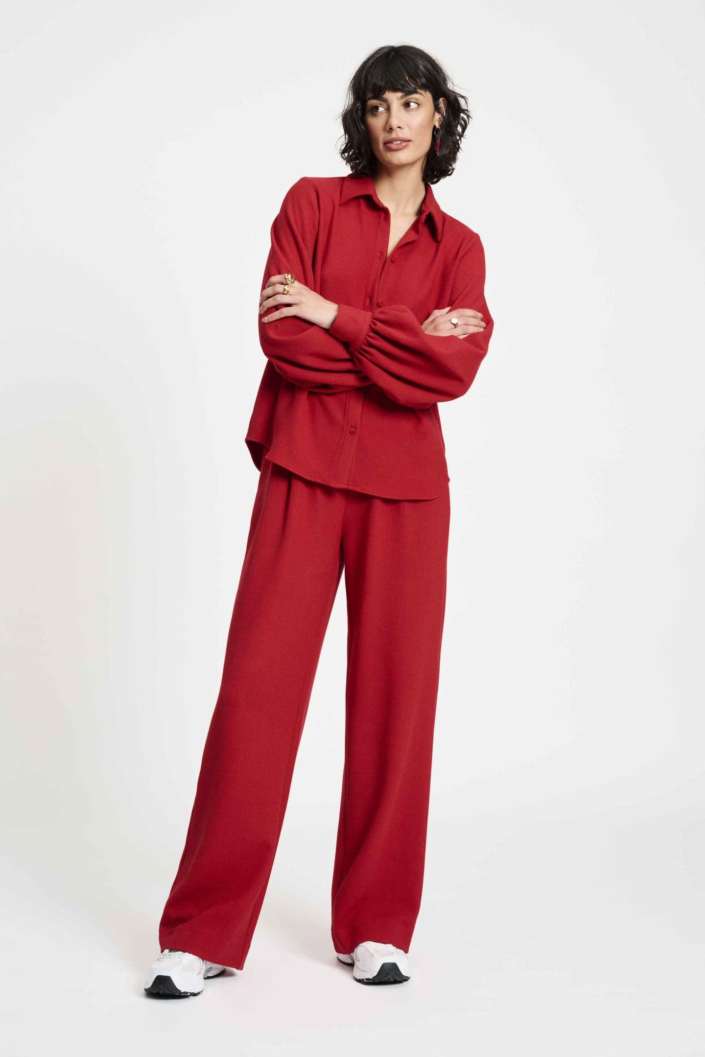 BLOUSE - CHILI RED 1