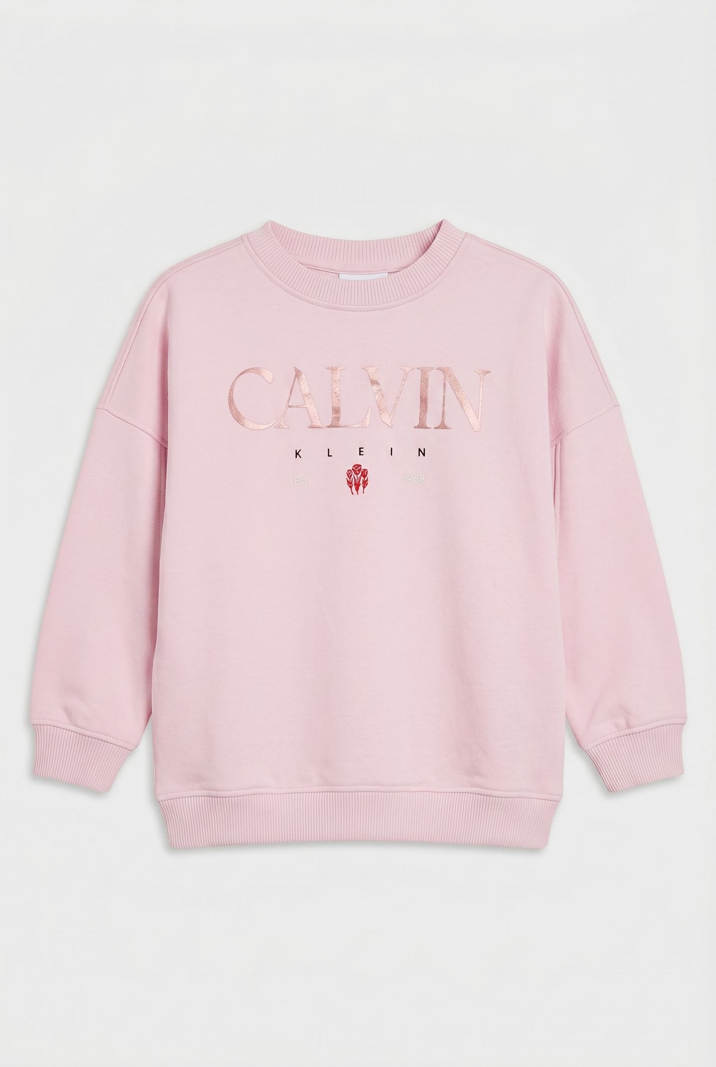 GIRLS MULTI COLOR SWEATER PEARLY PINK 1
