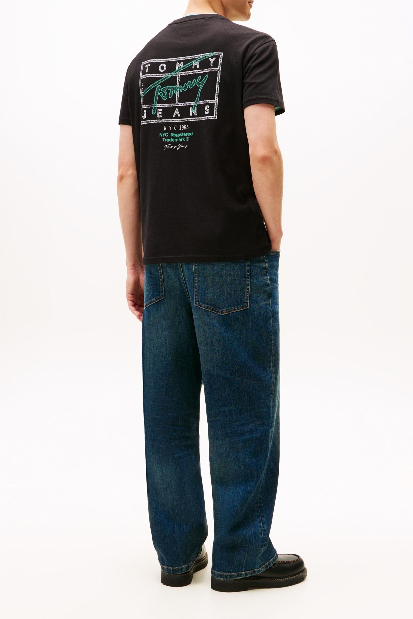 REGULAR SIGN SPRAY T-SHIRT BLACK 3