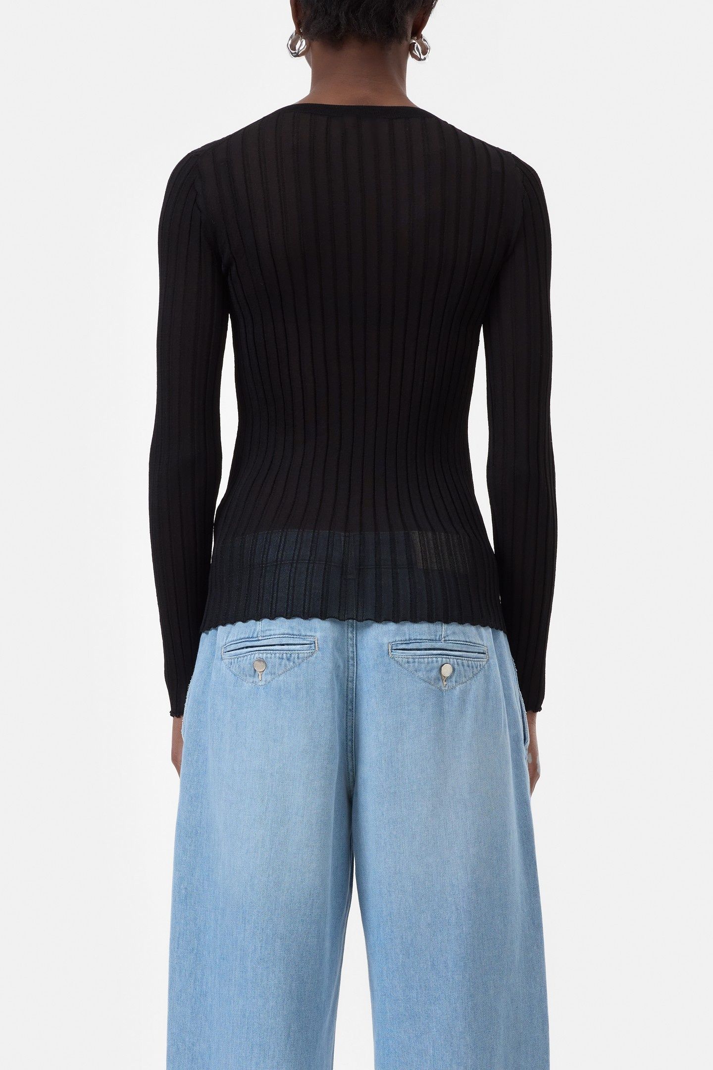 CARDIGAN LONG SLEEVE BLACK 3