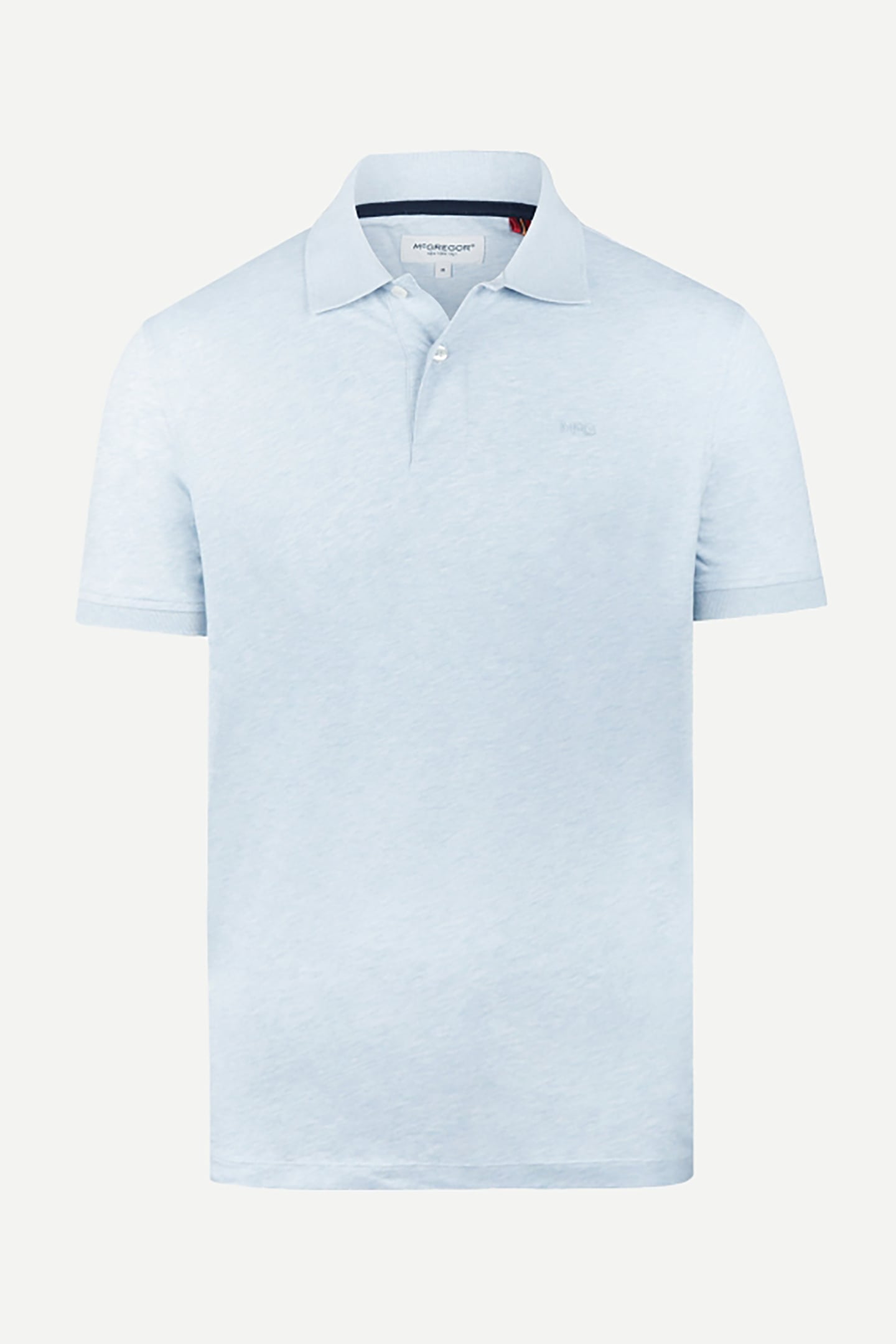 MELANGE JERSEY POLO LIGHT BLUE 1