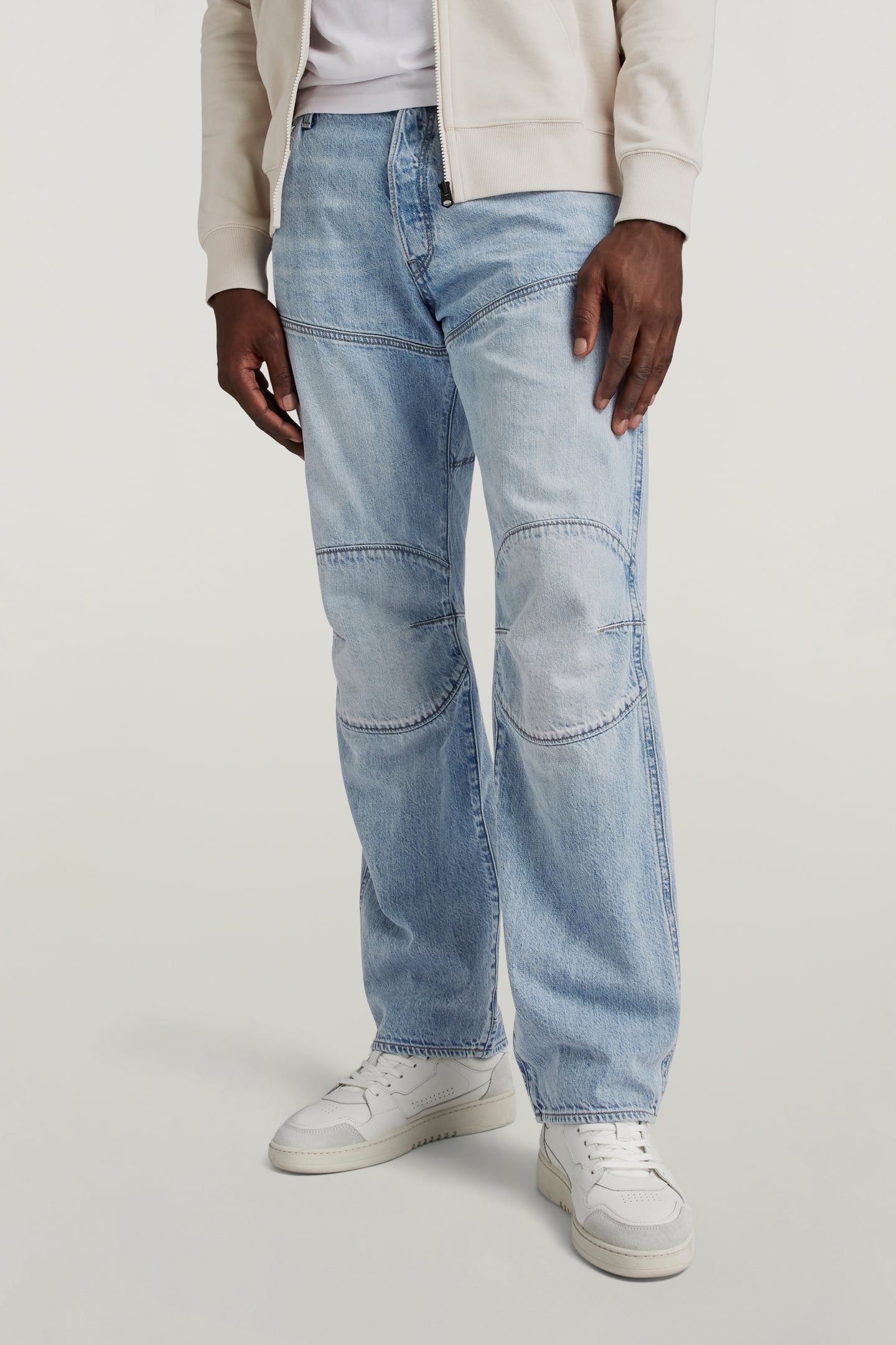 5620 3D REGULAR JEANS LIGHT/PASTEL BLUE 1