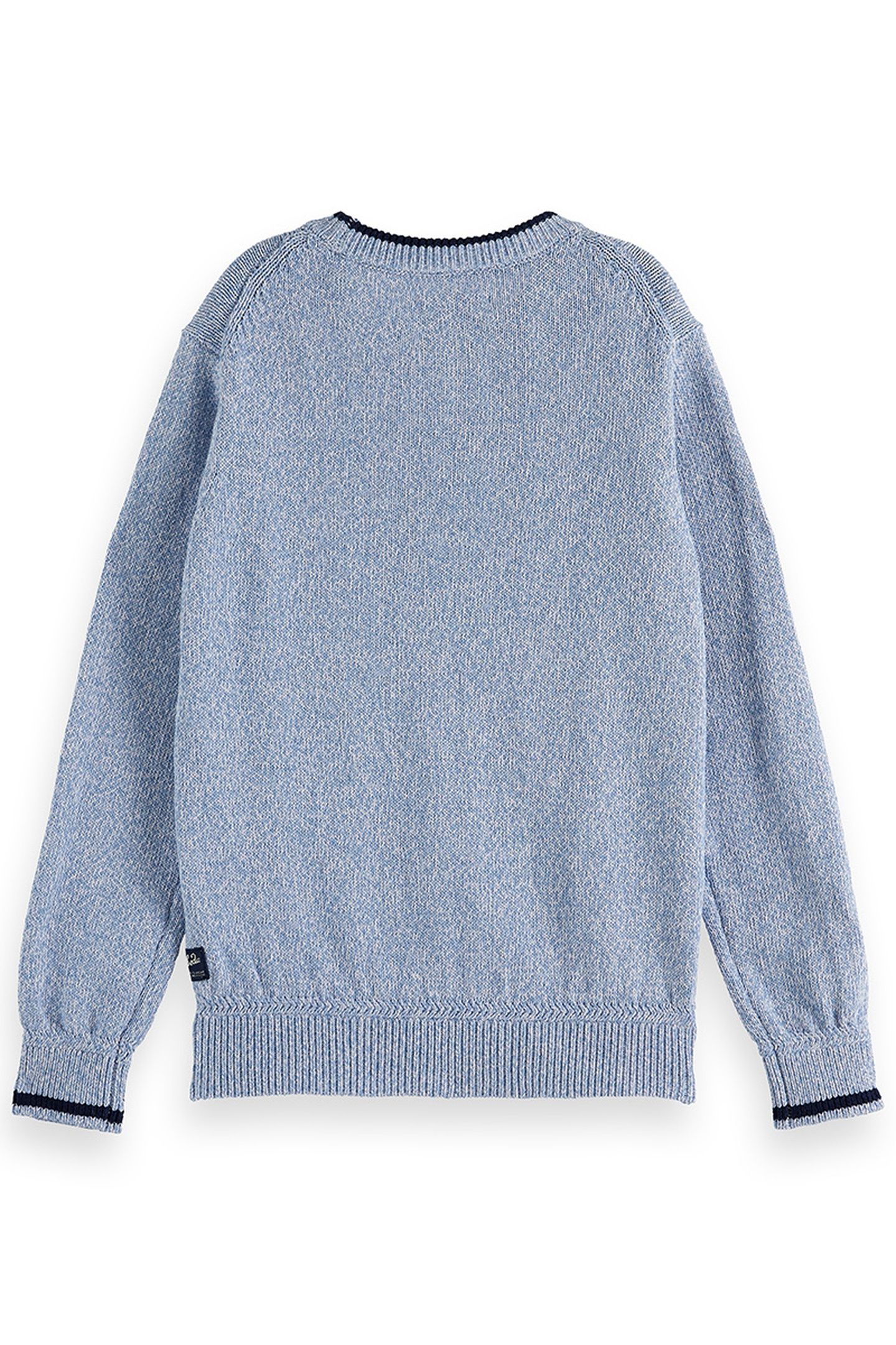 BOY REGULAR-FIT MELANGE PULLOVER FADED DENIM MELANGE 2
