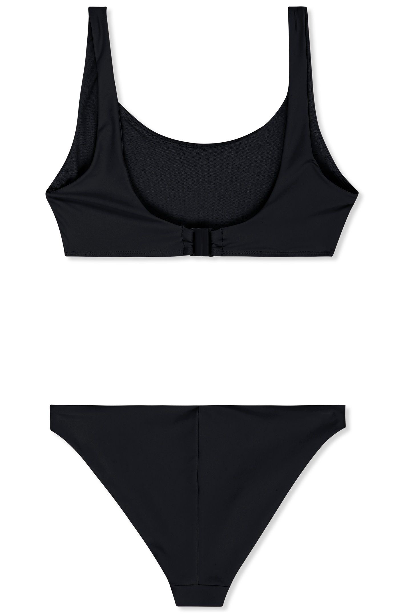 ISOLA LOGO SCOOP NECK BIKINI BLACK 5