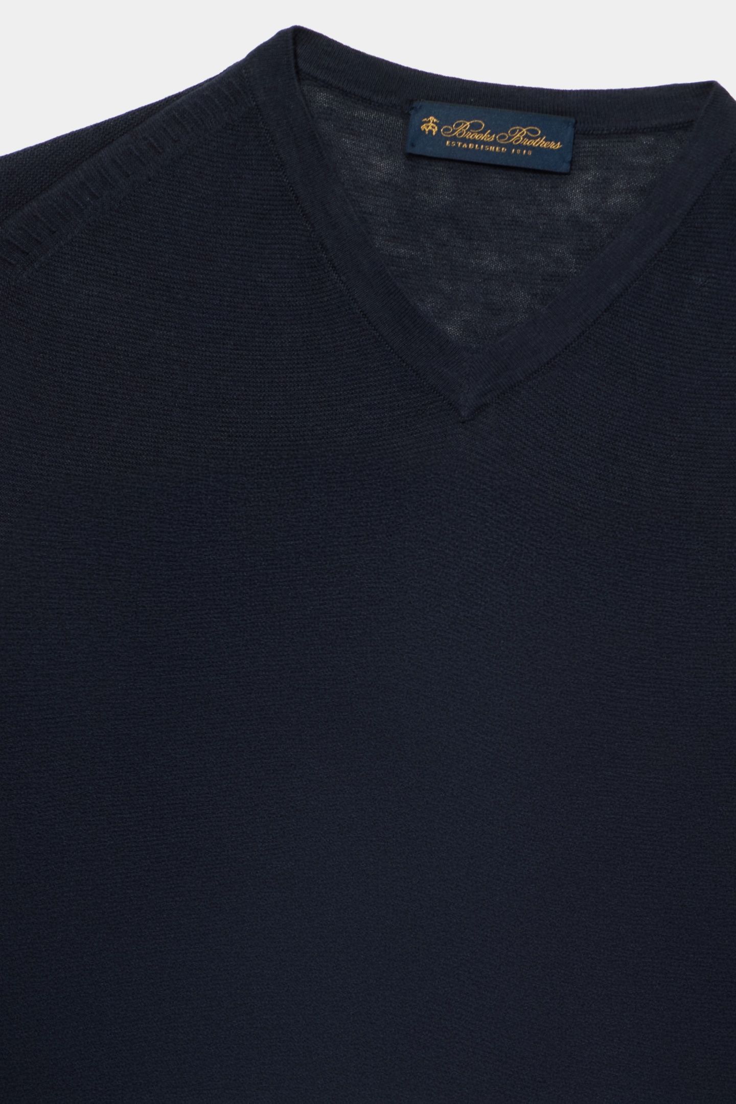 V-NECK ORGANIC COTTON NAVY 4