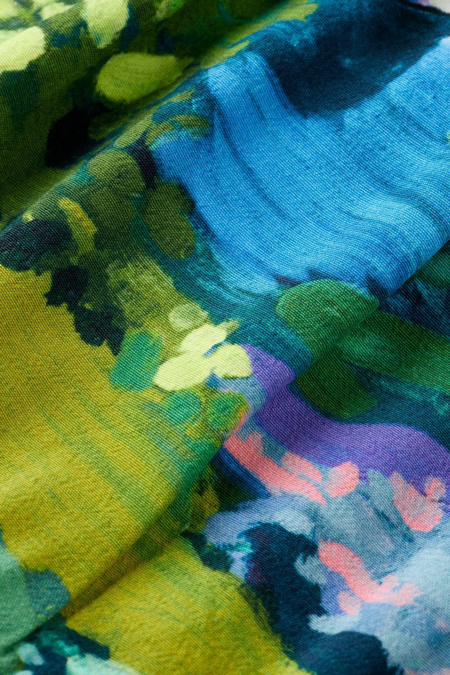 GIRL PRINTED VISCOSE SKIRT ARTY LANDSCAPE 3
