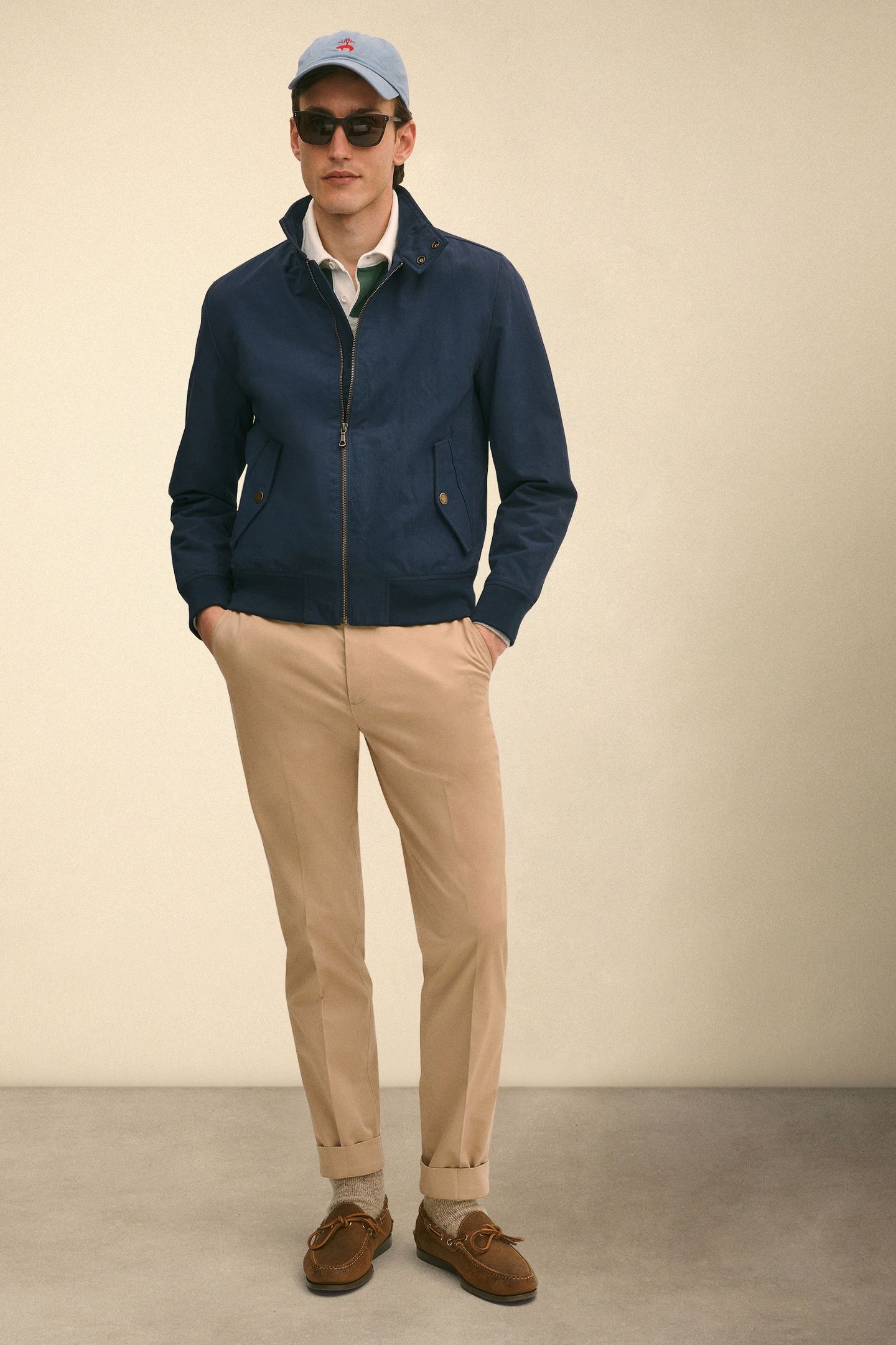 SLIM FIT ADVANTAGE STRETCH CHINO DARK BEIGE 2