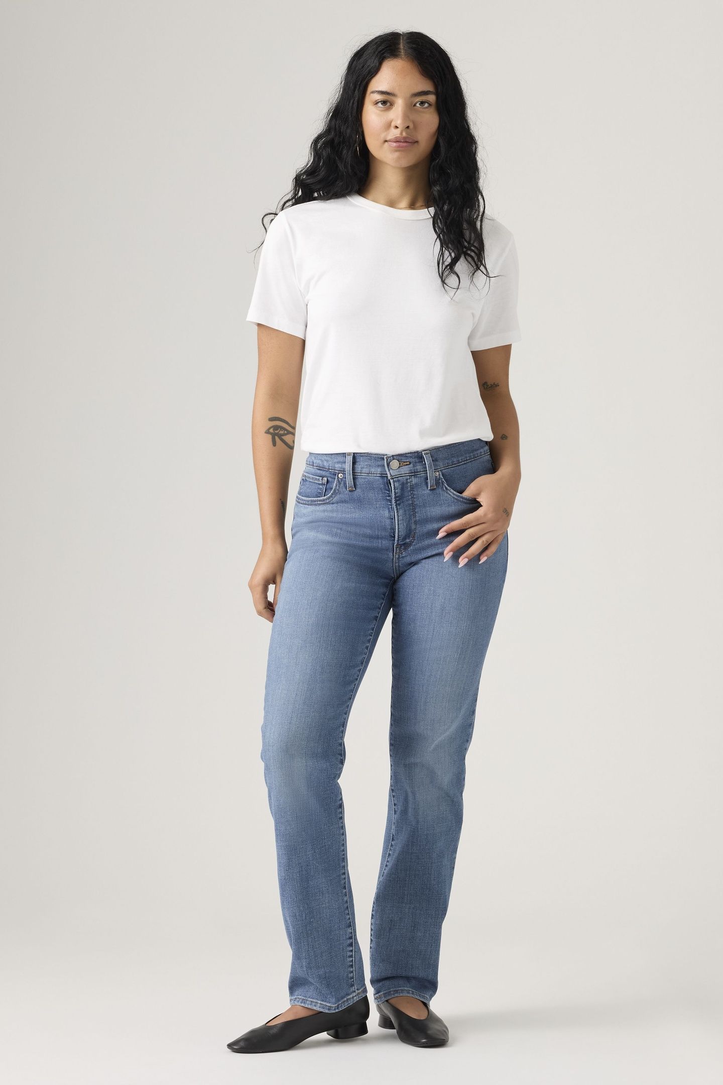 314 SHAPING STRAIGHT JEANS 1