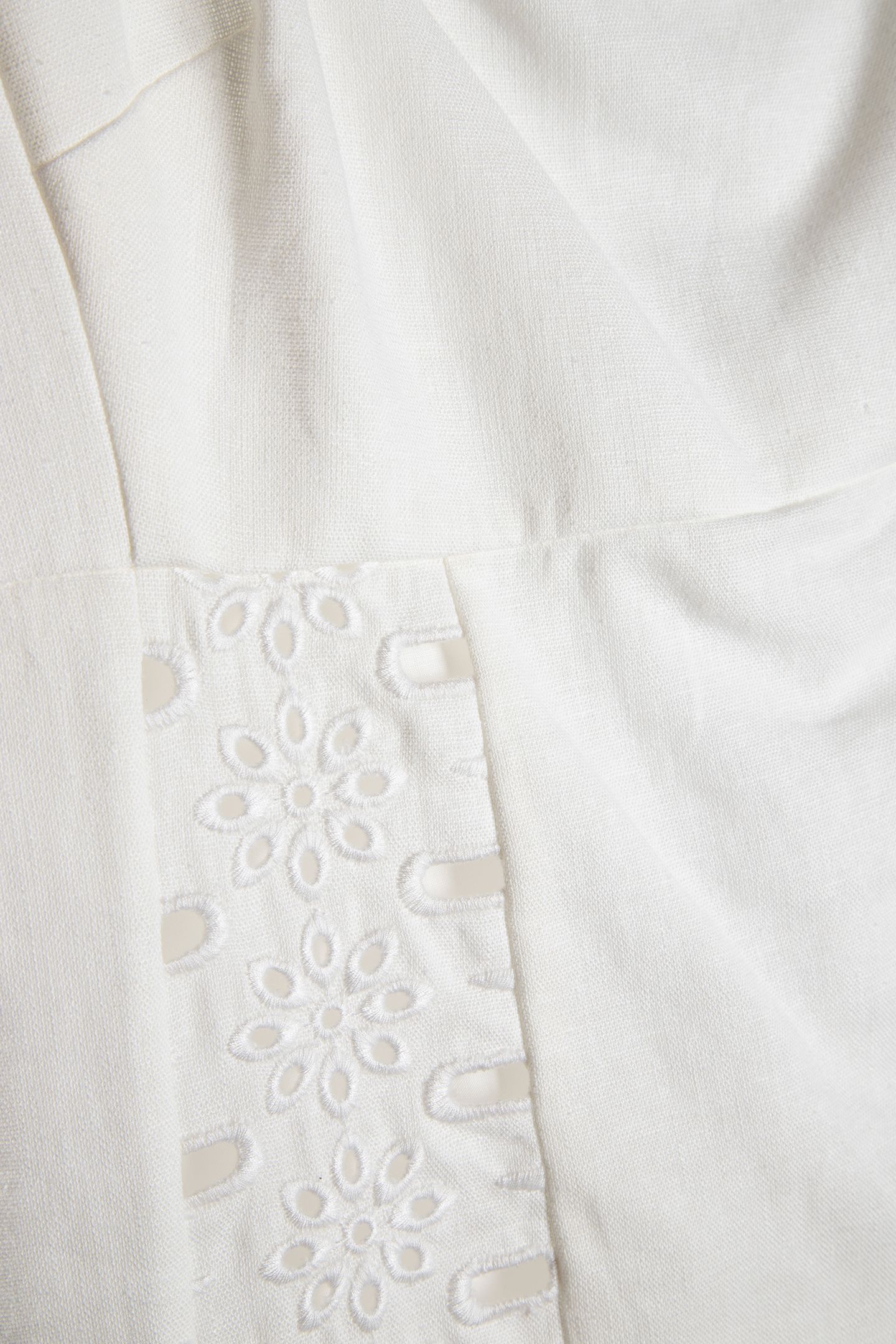 MINI BRODERIE DRESS IVORY 4