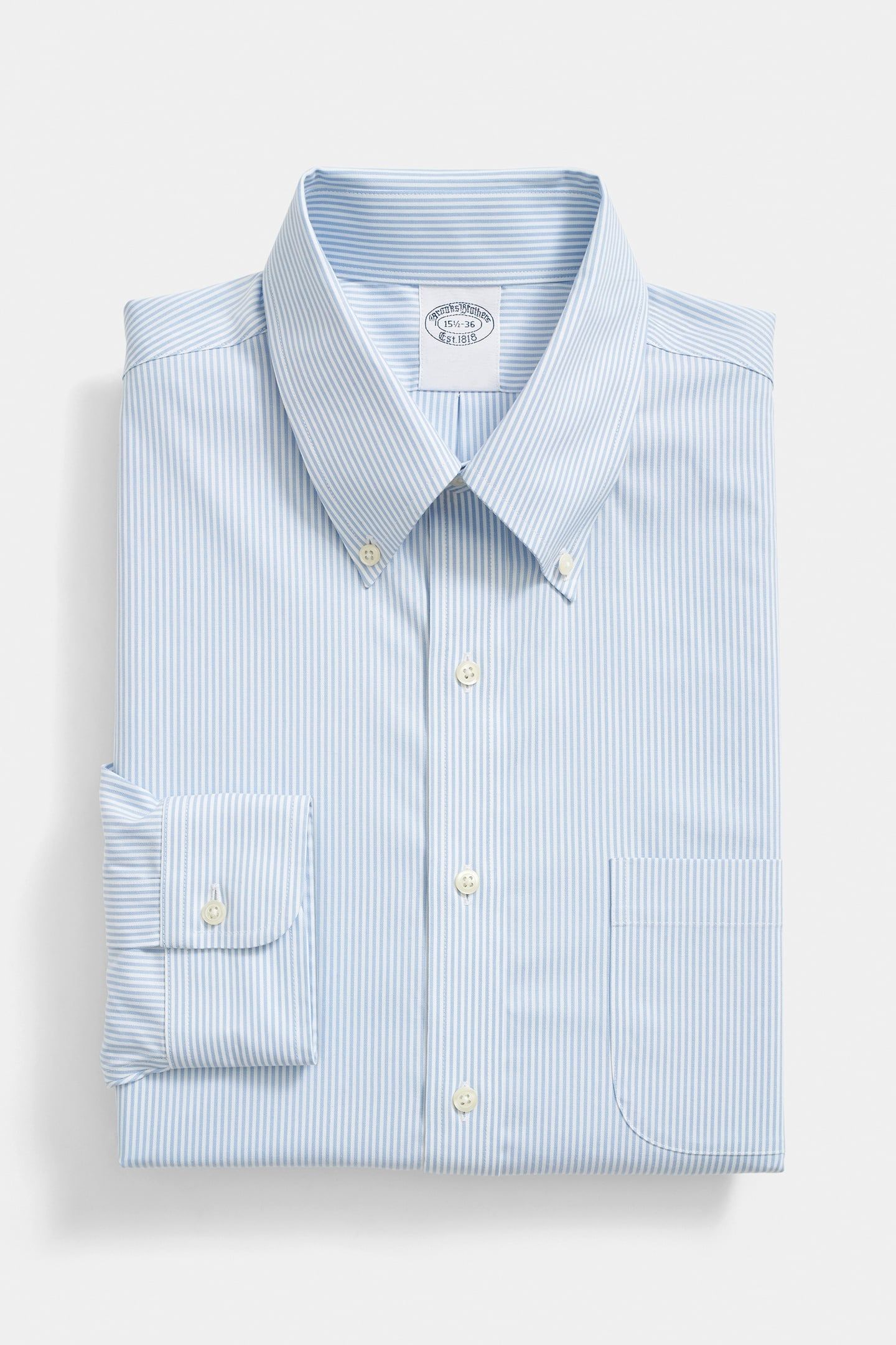 REGULAR FIT NON-IRON OXFORD SHIRT WITH BUTTON DOWN COLLAR HY 1