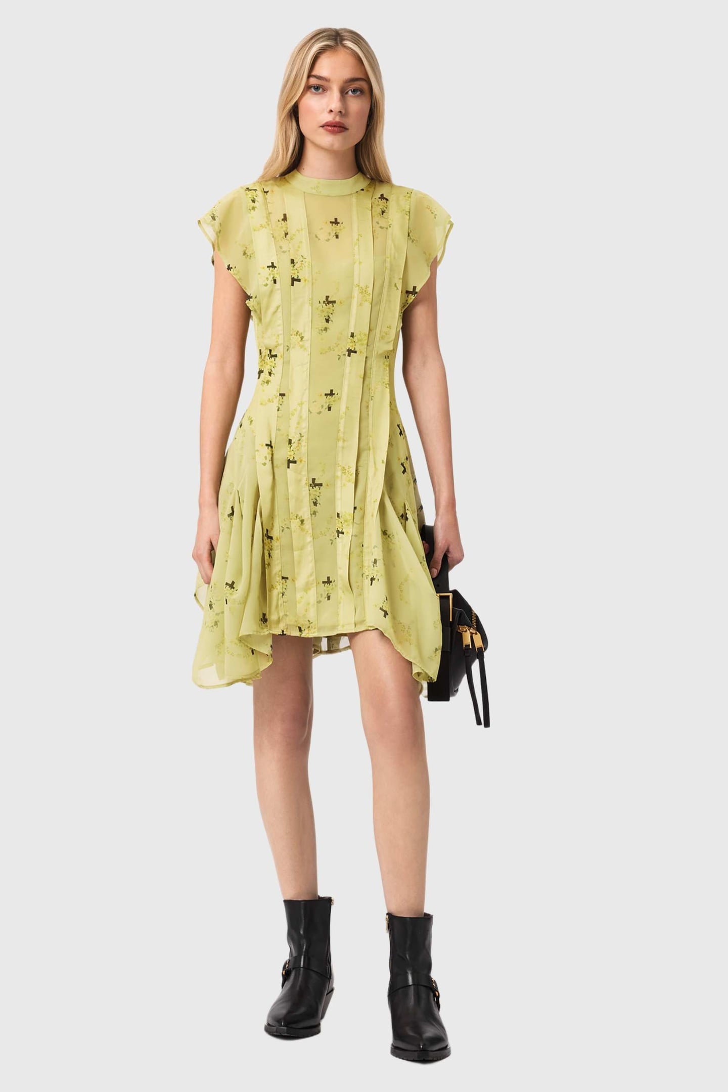 FLEUR DRESS EMPOLI YELLOW 1
